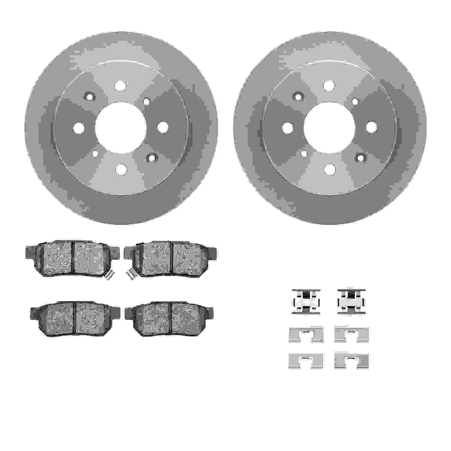 Dynamic Friction Company Disc Brake Pad and Rotor / Drum Brake Shoe and Drum Kit 6312-59028