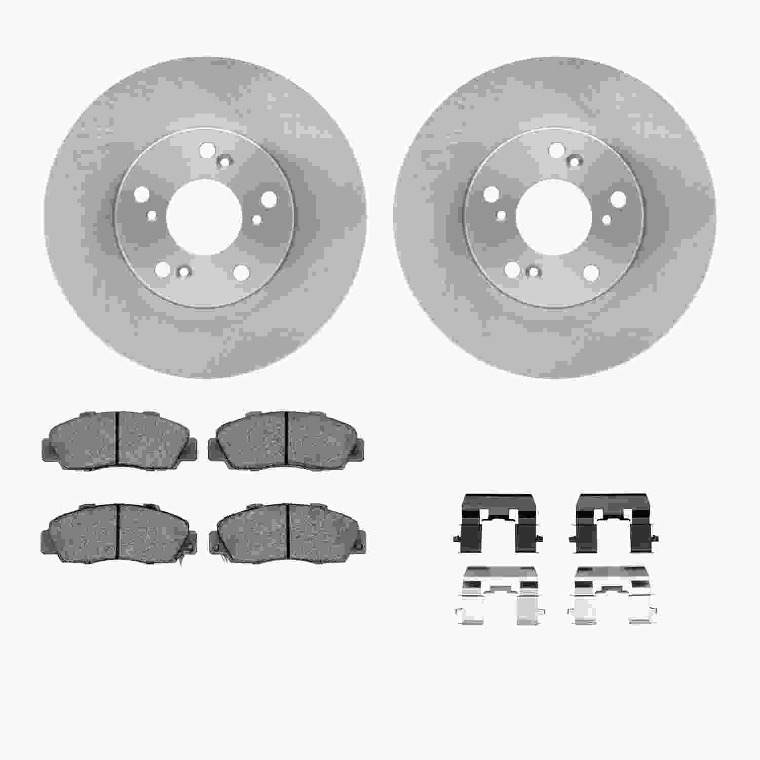 Dynamic Friction Company Disc Brake Pad and Rotor / Drum Brake Shoe and Drum Kit 6312-59038