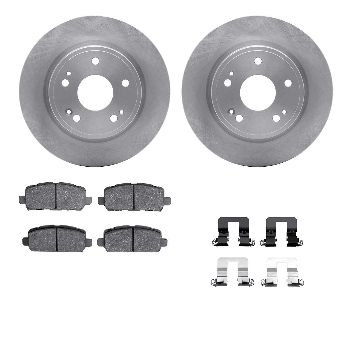 Dynamic Friction Company Disc Brake Pad and Rotor / Drum Brake Shoe and Drum Kit 6312-59105