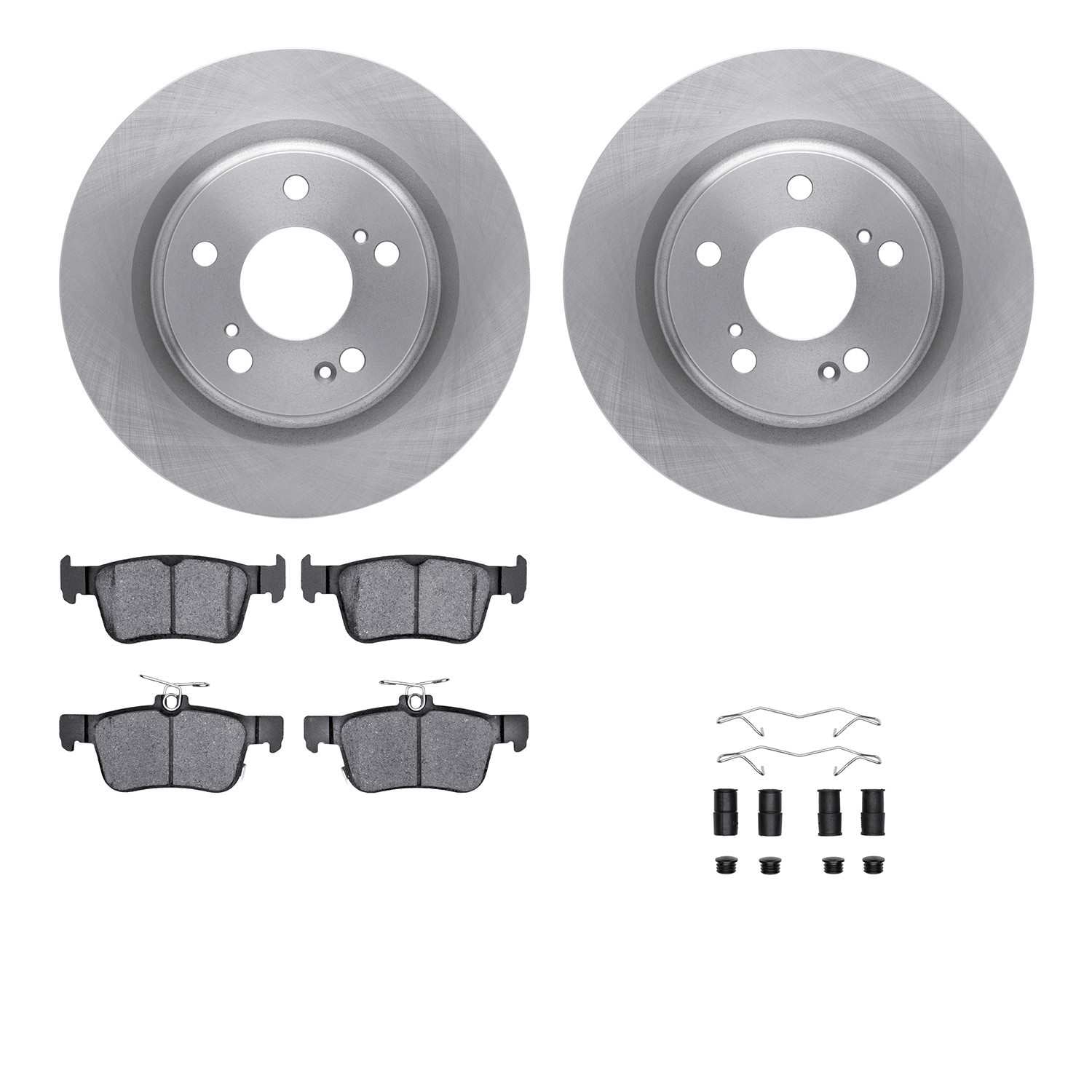 Dynamic Friction Company Disc Brake Pad and Rotor / Drum Brake Shoe and Drum Kit 6312-59108