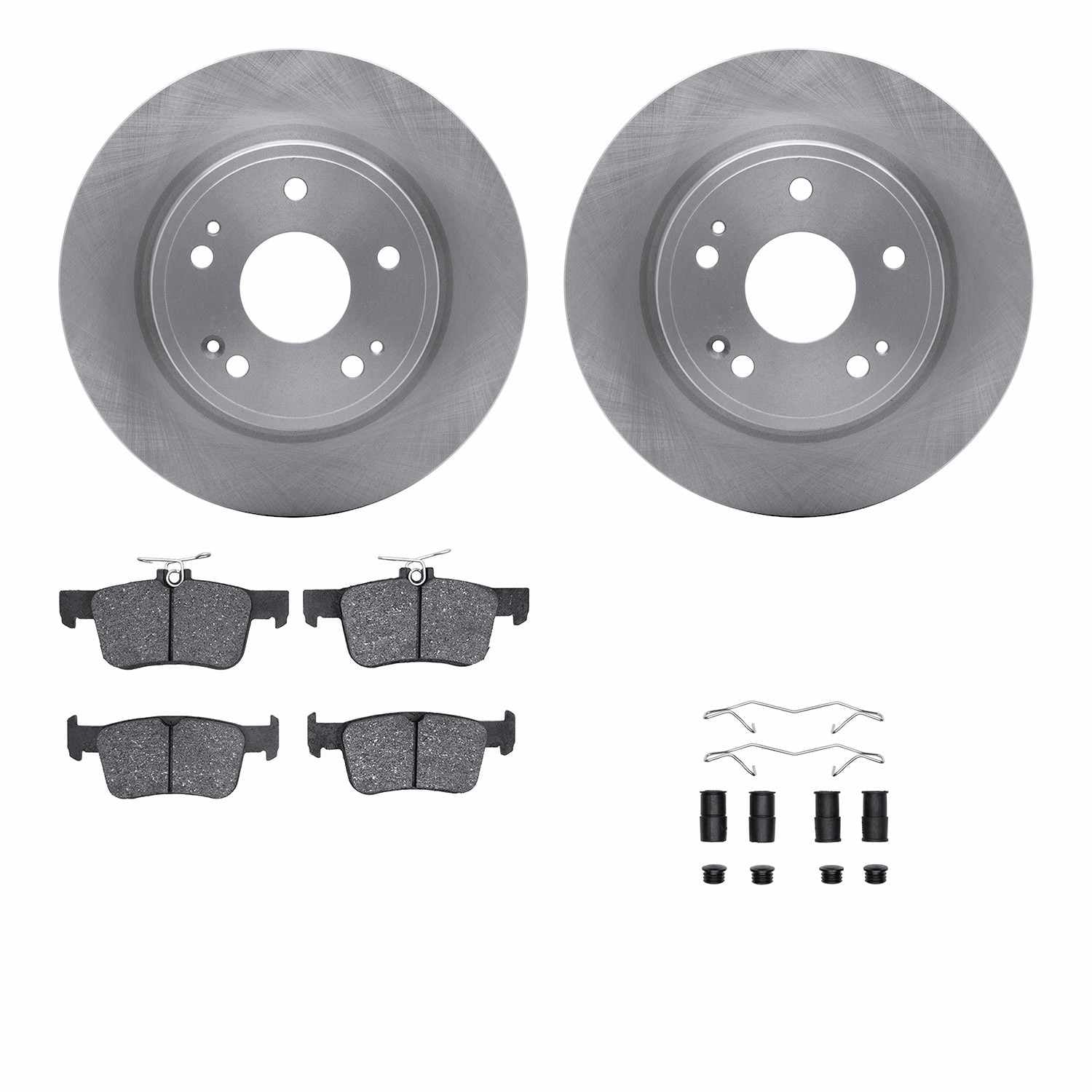 Dynamic Friction Company Disc Brake Pad and Rotor / Drum Brake Shoe and Drum Kit 6312-59114