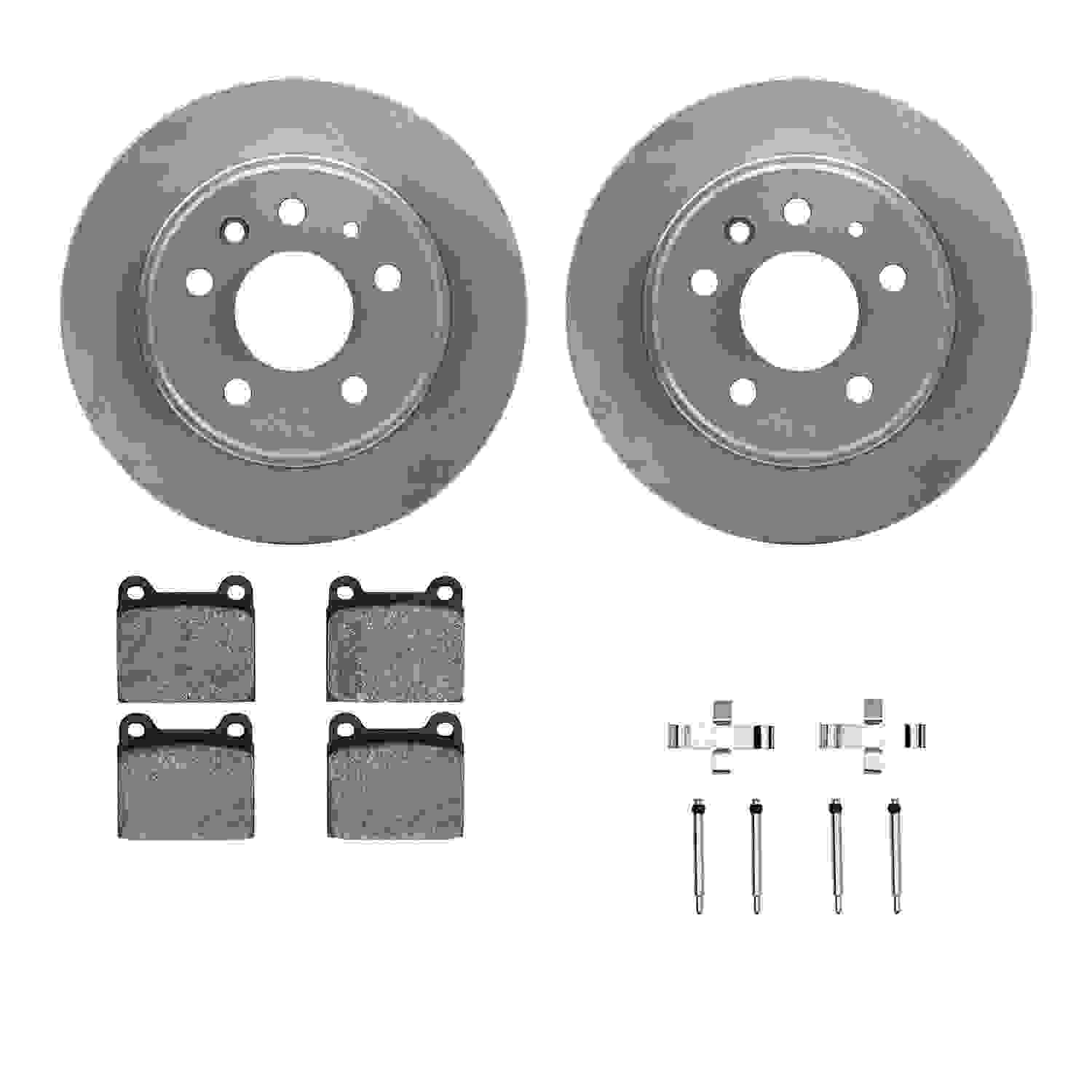 Dynamic Friction Company Disc Brake Pad and Rotor / Drum Brake Shoe and Drum Kit 6312-63005