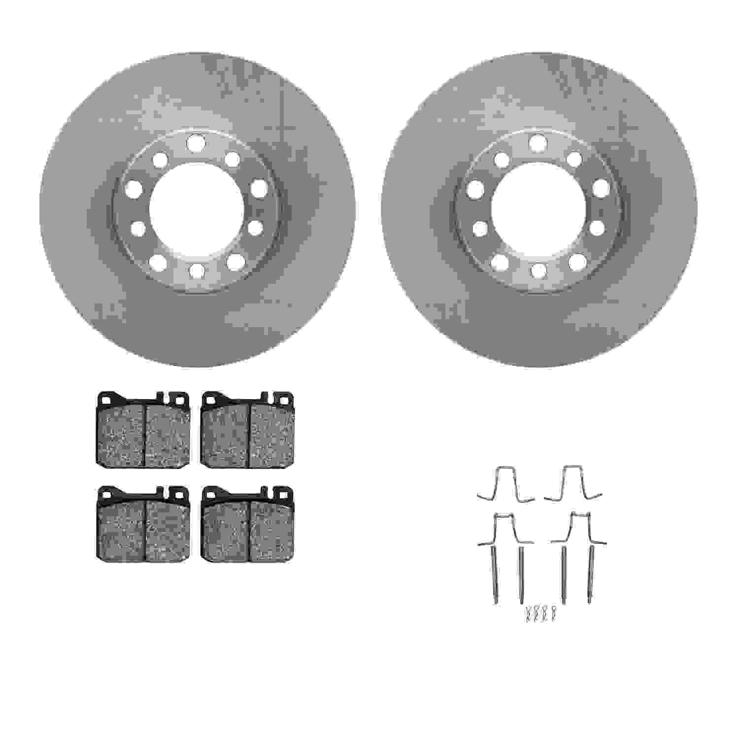 Dynamic Friction Company Disc Brake Pad and Rotor / Drum Brake Shoe and Drum Kit 6312-63020