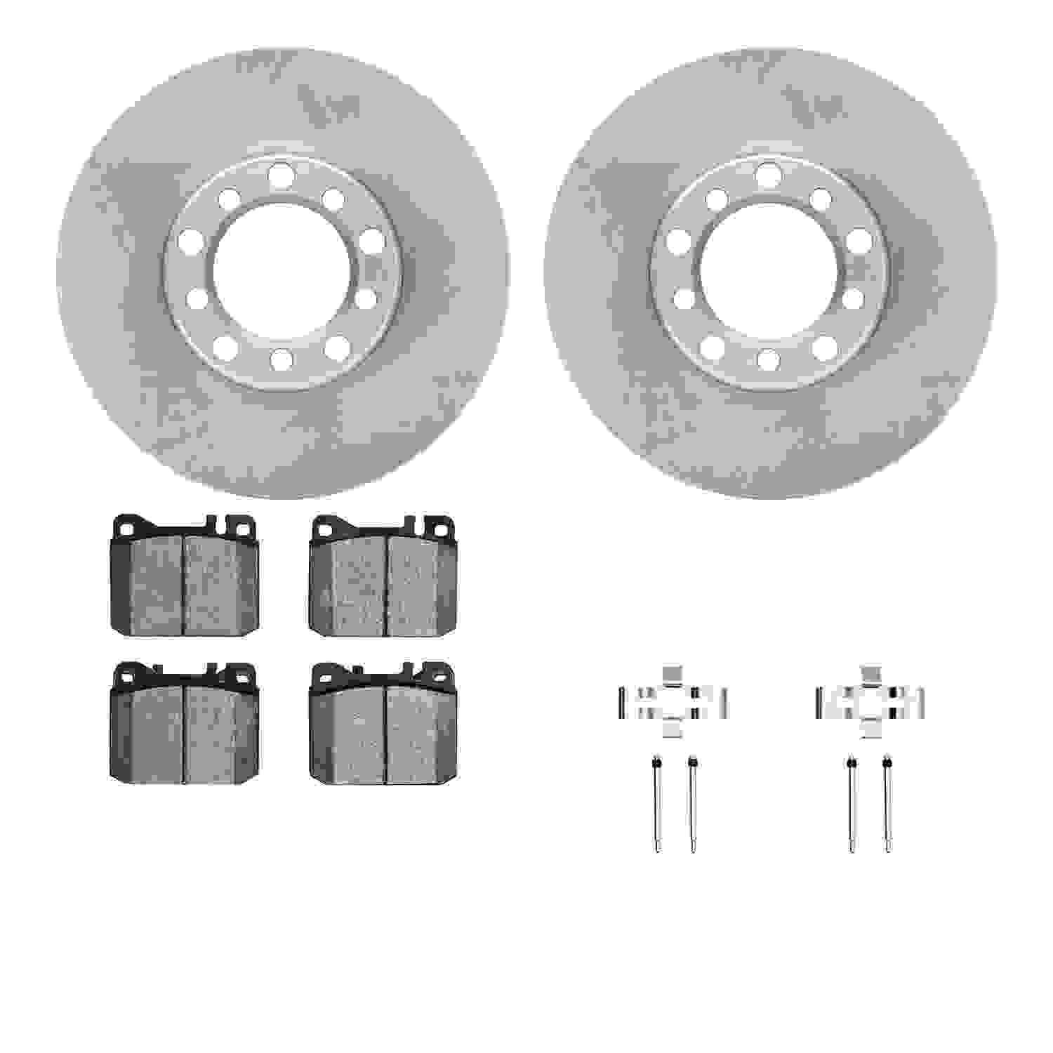 Dynamic Friction Company Disc Brake Pad and Rotor / Drum Brake Shoe and Drum Kit 6312-63023