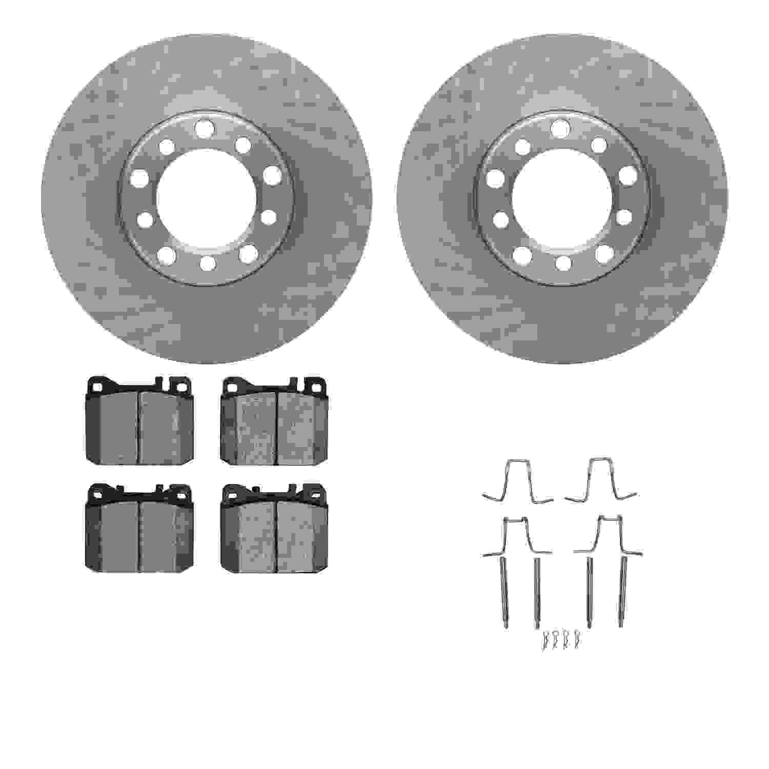 Dynamic Friction Company Disc Brake Pad and Rotor / Drum Brake Shoe and Drum Kit 6312-63028