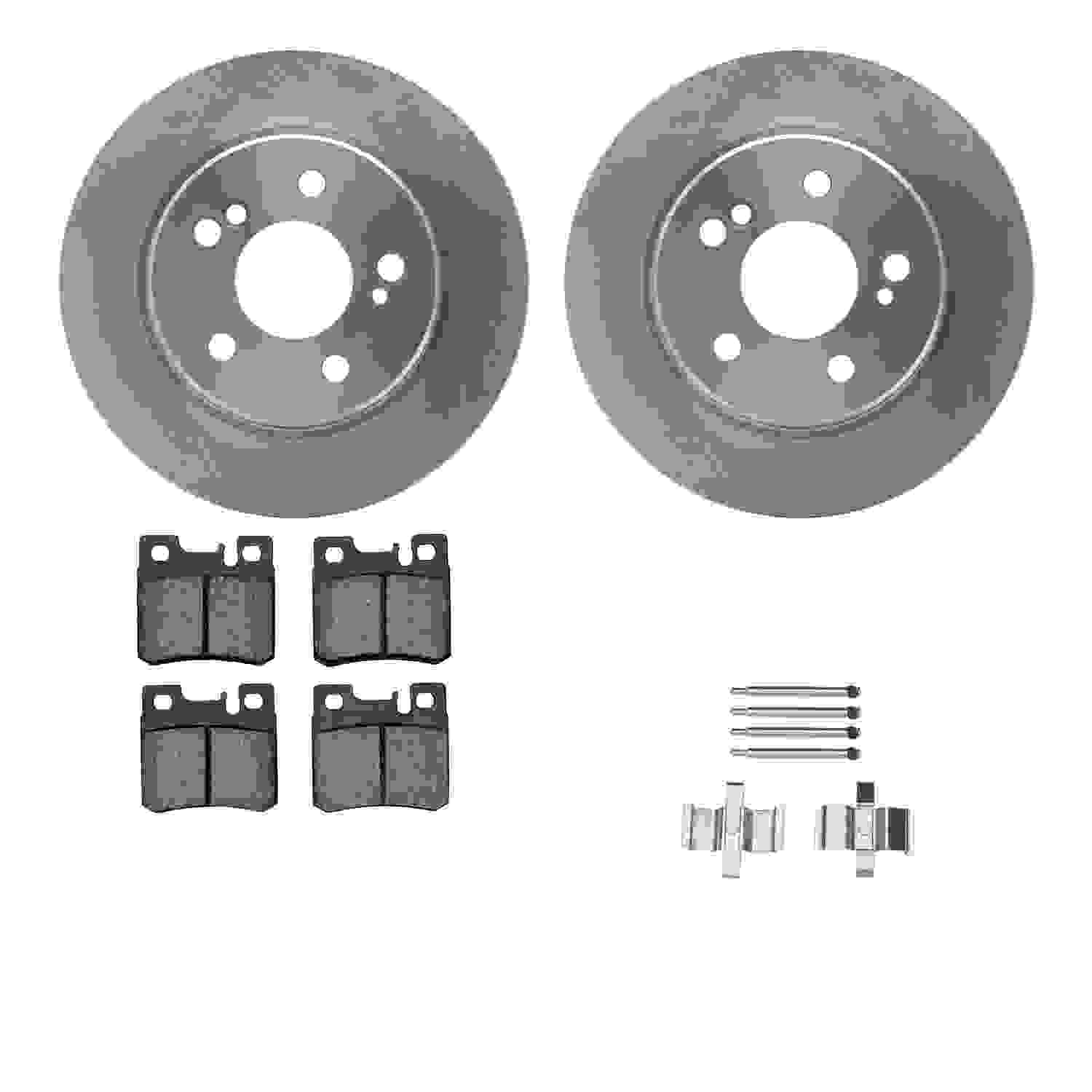 Dynamic Friction Company Disc Brake Pad and Rotor / Drum Brake Shoe and Drum Kit 6312-63042