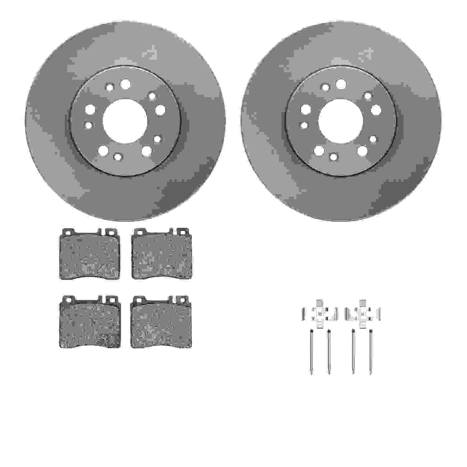 Dynamic Friction Company Disc Brake Pad and Rotor / Drum Brake Shoe and Drum Kit 6312-63047