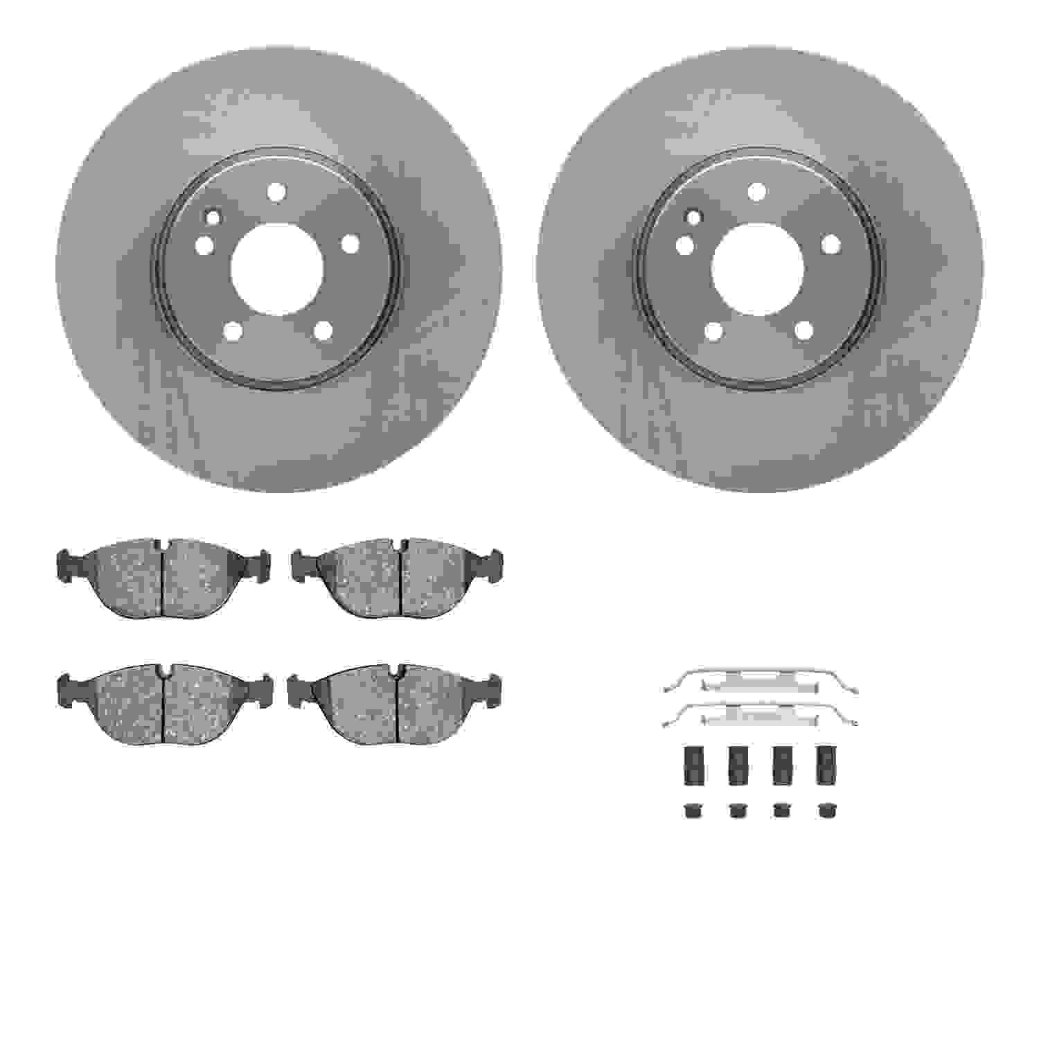 Dynamic Friction Company Disc Brake Pad and Rotor / Drum Brake Shoe and Drum Kit 6312-63063