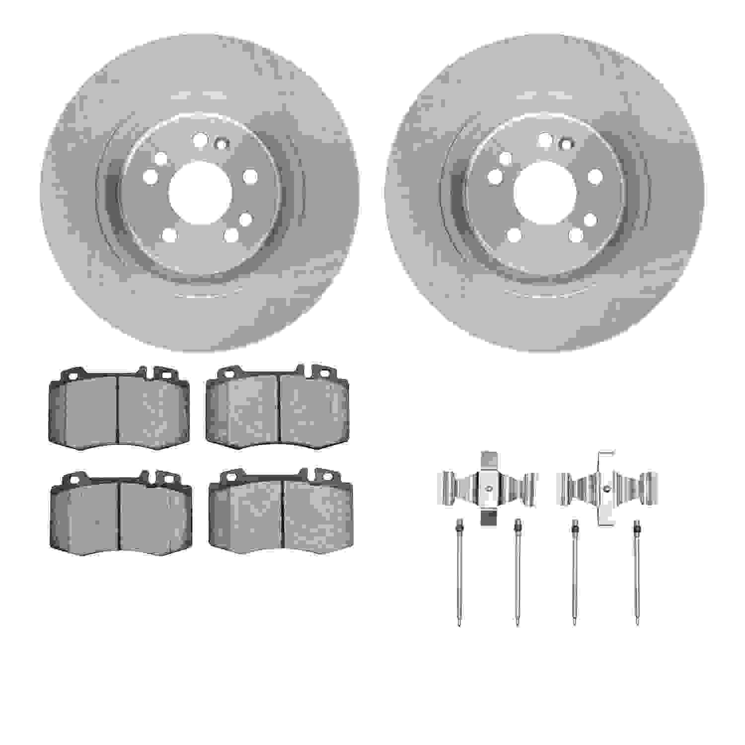 Dynamic Friction Company Disc Brake Pad and Rotor / Drum Brake Shoe and Drum Kit 6312-63072