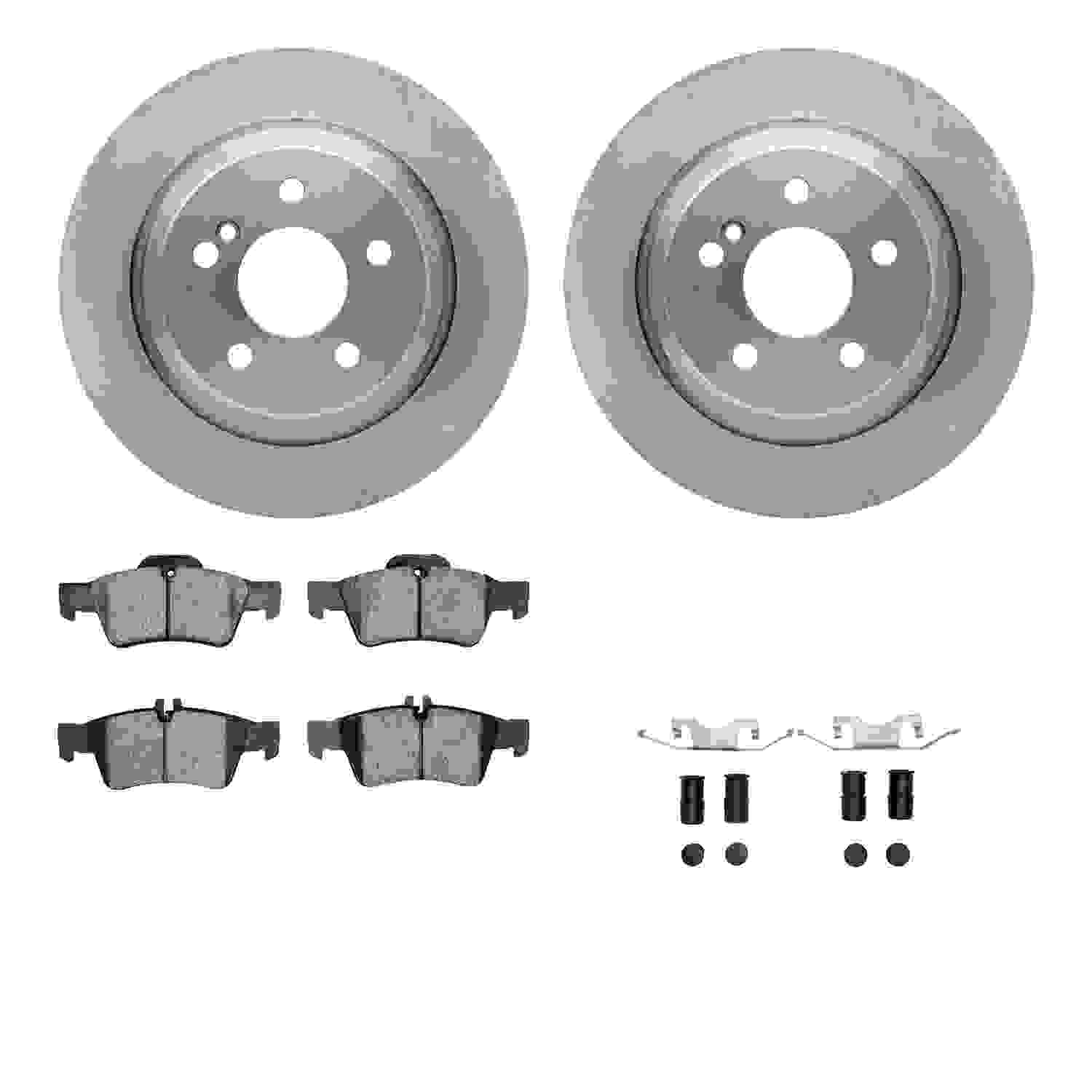 Dynamic Friction Company Disc Brake Pad and Rotor / Drum Brake Shoe and Drum Kit 6312-63116