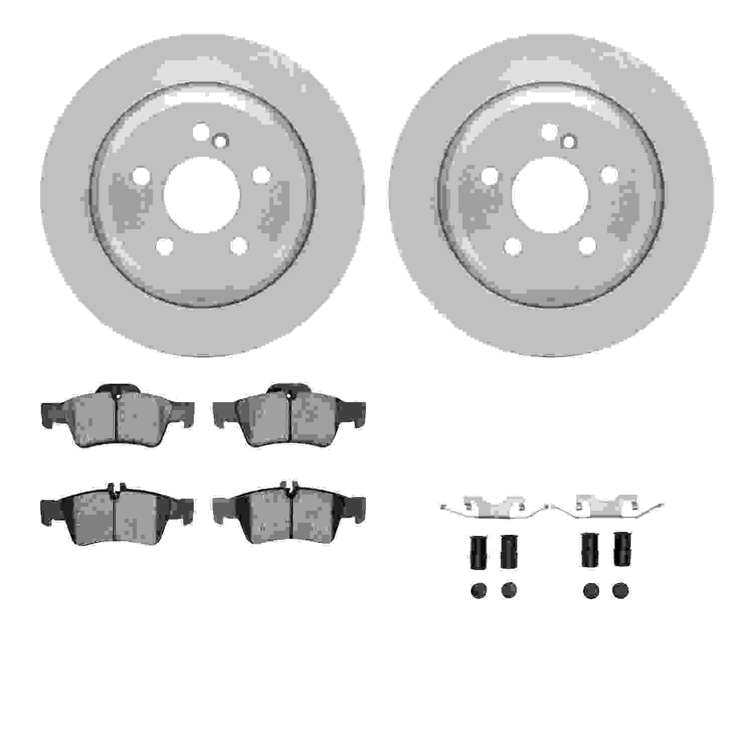 Dynamic Friction Company Disc Brake Pad and Rotor / Drum Brake Shoe and Drum Kit 6312-63120