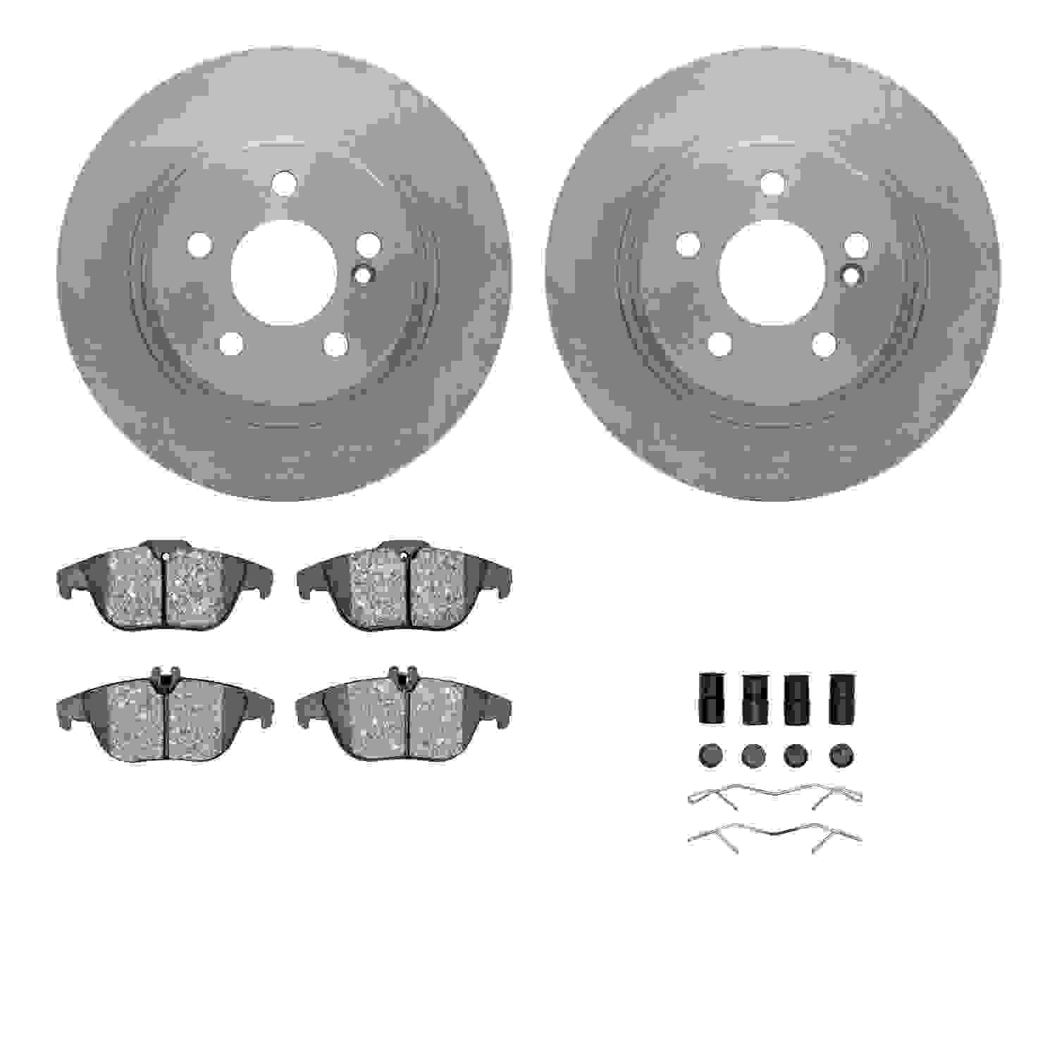 Dynamic Friction Company Disc Brake Pad and Rotor / Drum Brake Shoe and Drum Kit 6312-63147