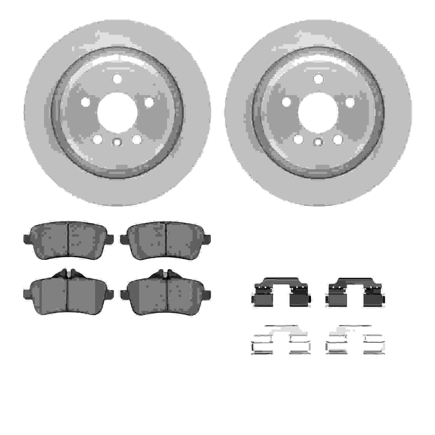 Dynamic Friction Company Disc Brake Pad and Rotor / Drum Brake Shoe and Drum Kit 6312-63168