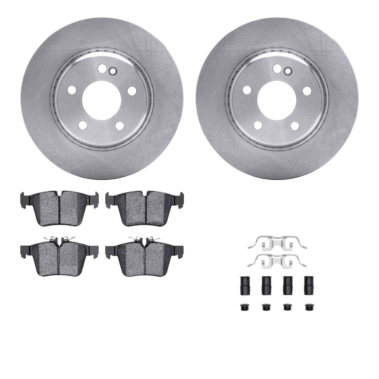 Dynamic Friction Company Disc Brake Pad and Rotor / Drum Brake Shoe and Drum Kit 6312-63186