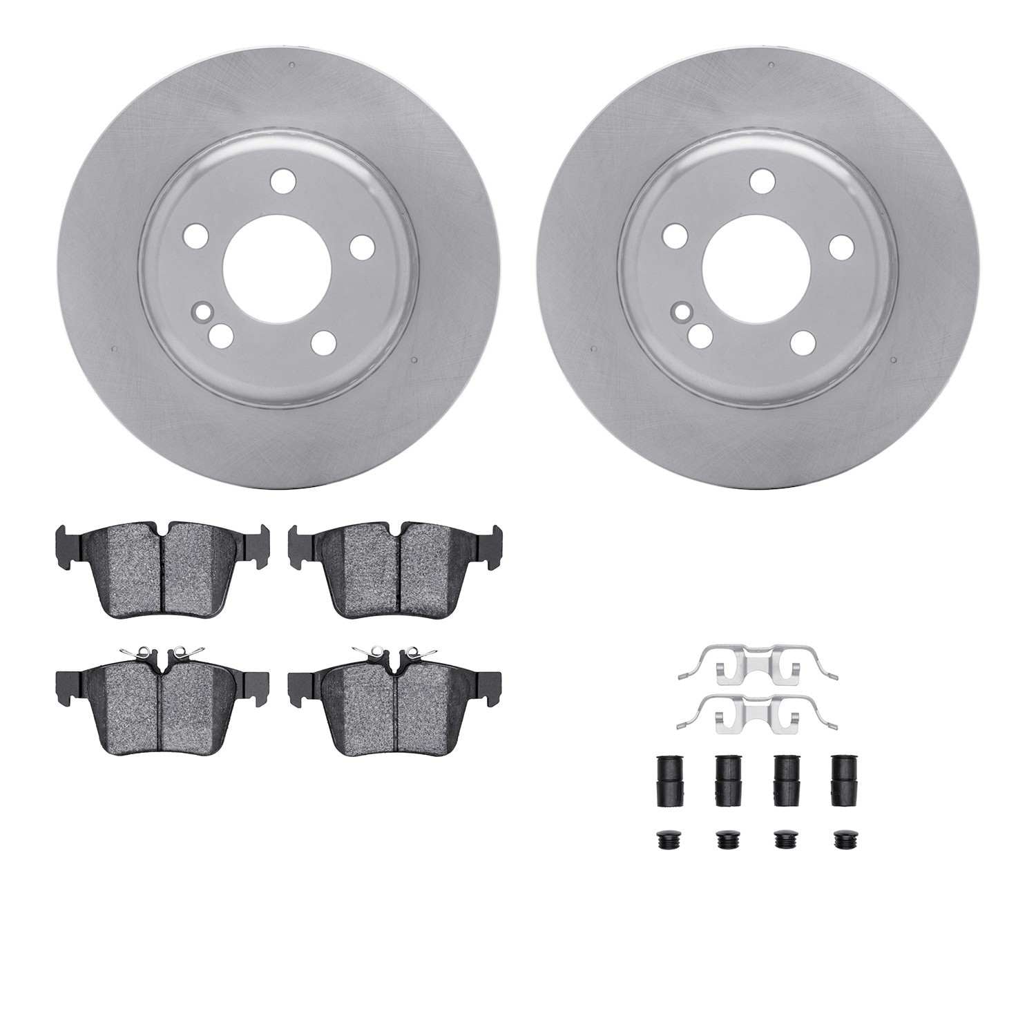 Dynamic Friction Company Disc Brake Pad and Rotor / Drum Brake Shoe and Drum Kit 6312-63187