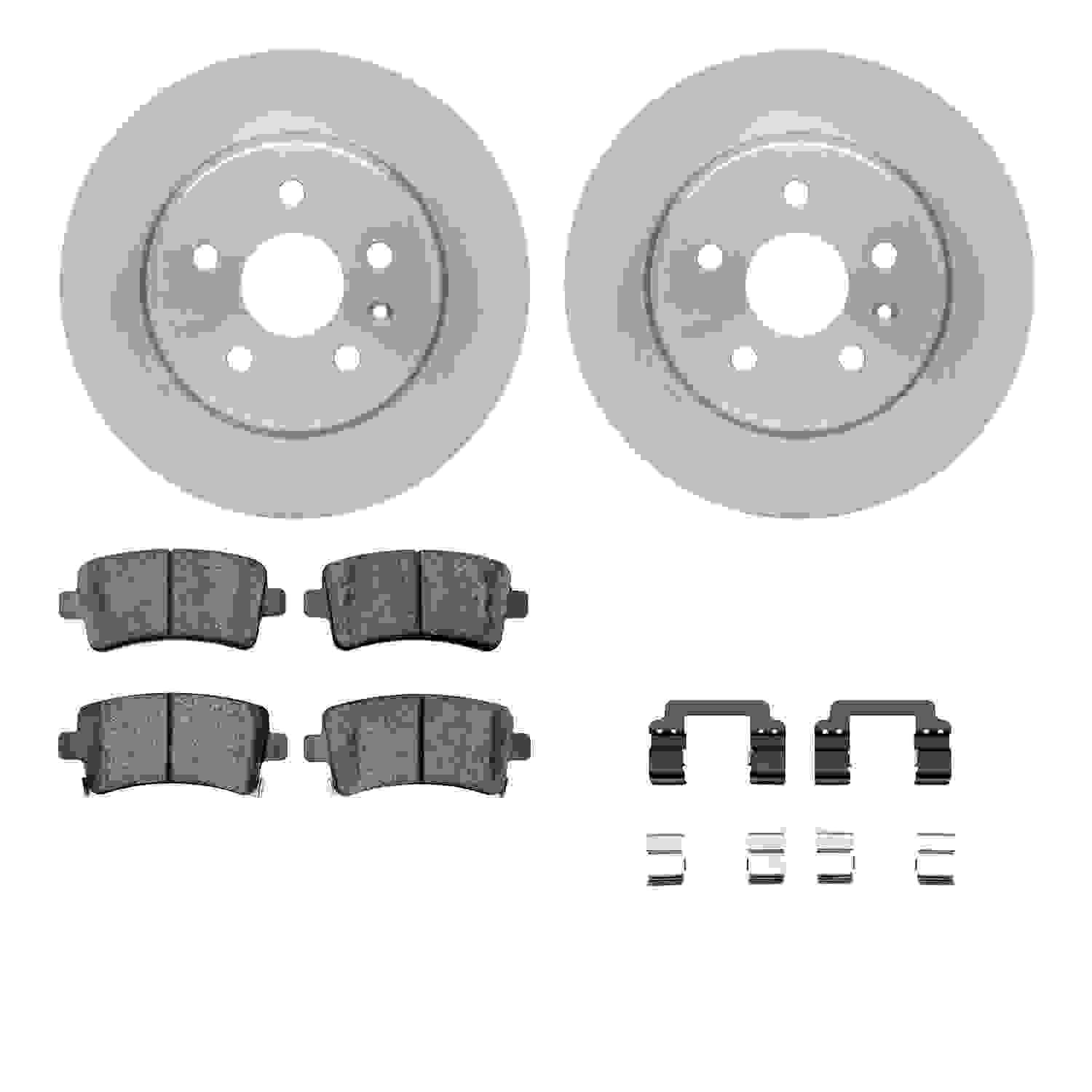 Dynamic Friction Company Disc Brake Pad and Rotor / Drum Brake Shoe and Drum Kit 6312-65028