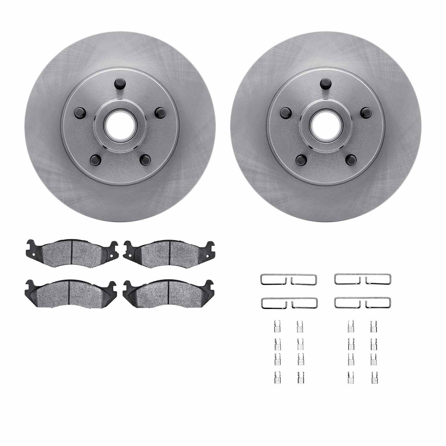 Dynamic Friction Company Disc Brake Pad and Rotor / Drum Brake Shoe and Drum Kit 6312-66009