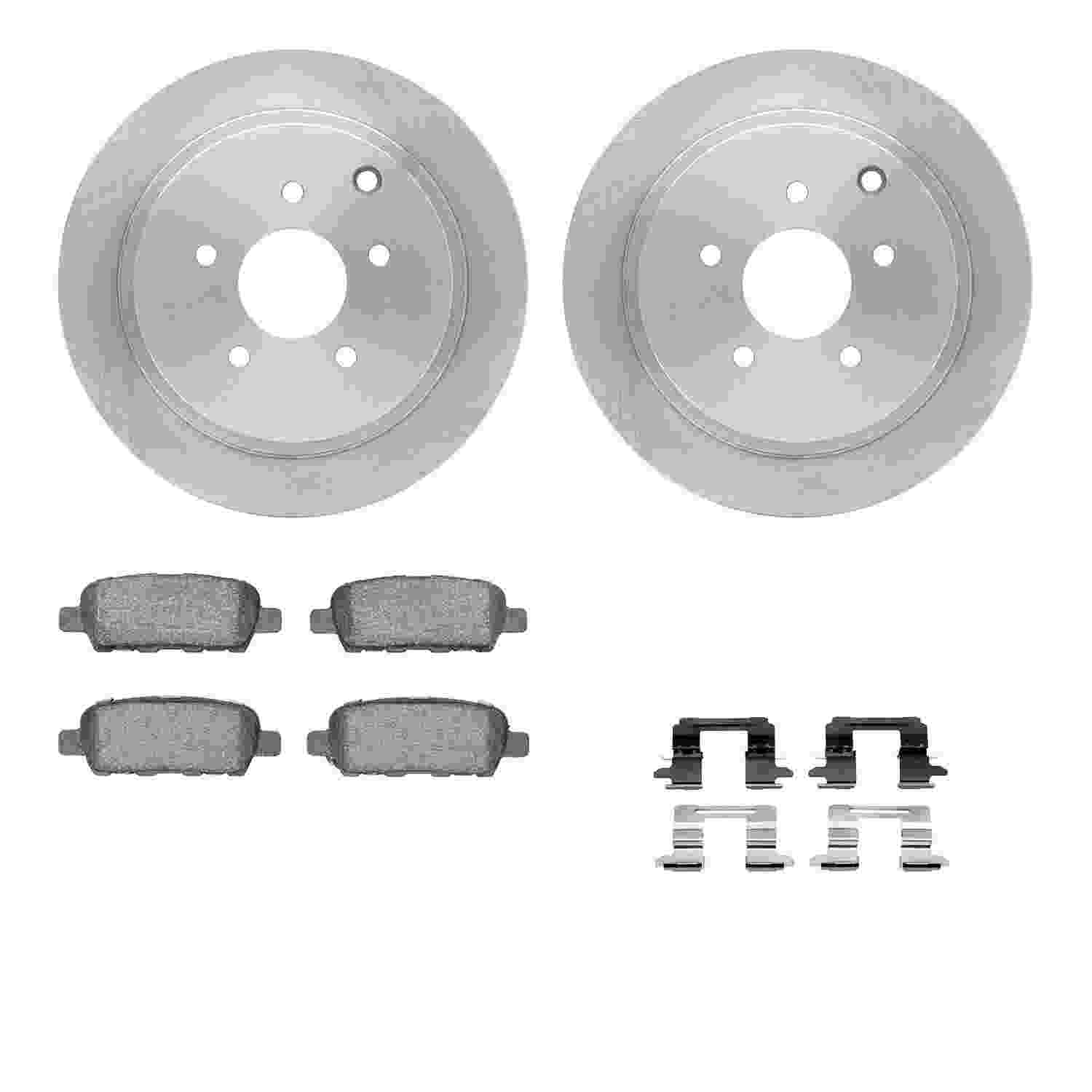 Dynamic Friction Company Disc Brake Pad and Rotor / Drum Brake Shoe and Drum Kit 6312-67102