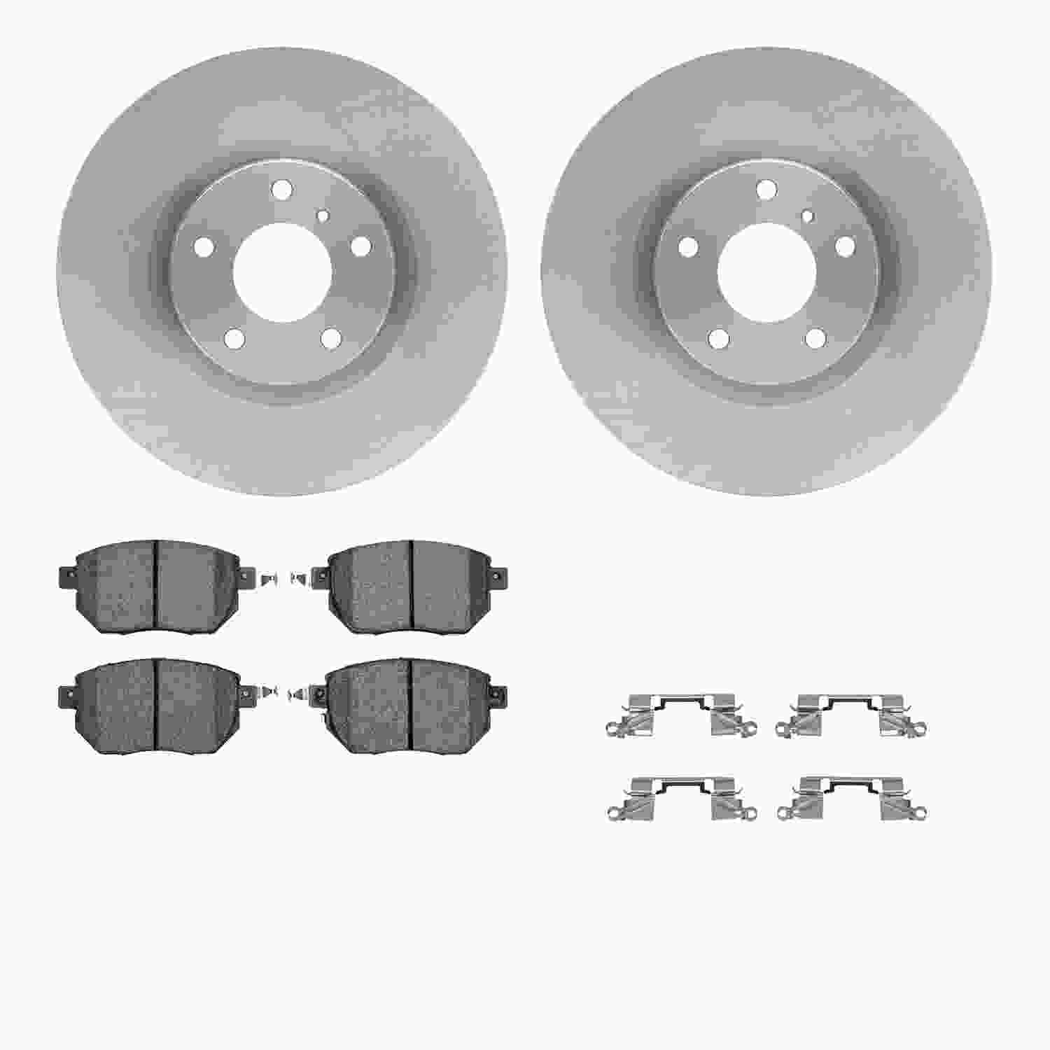 Dynamic Friction Company Disc Brake Pad and Rotor / Drum Brake Shoe and Drum Kit 6312-67105