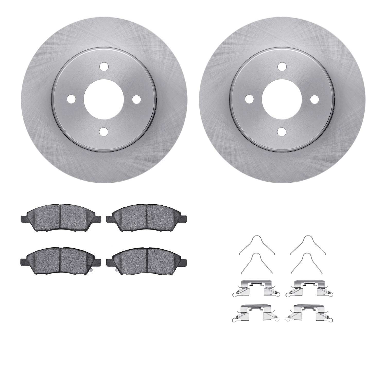 Dynamic Friction Company Disc Brake Pad and Rotor / Drum Brake Shoe and Drum Kit 6312-67124