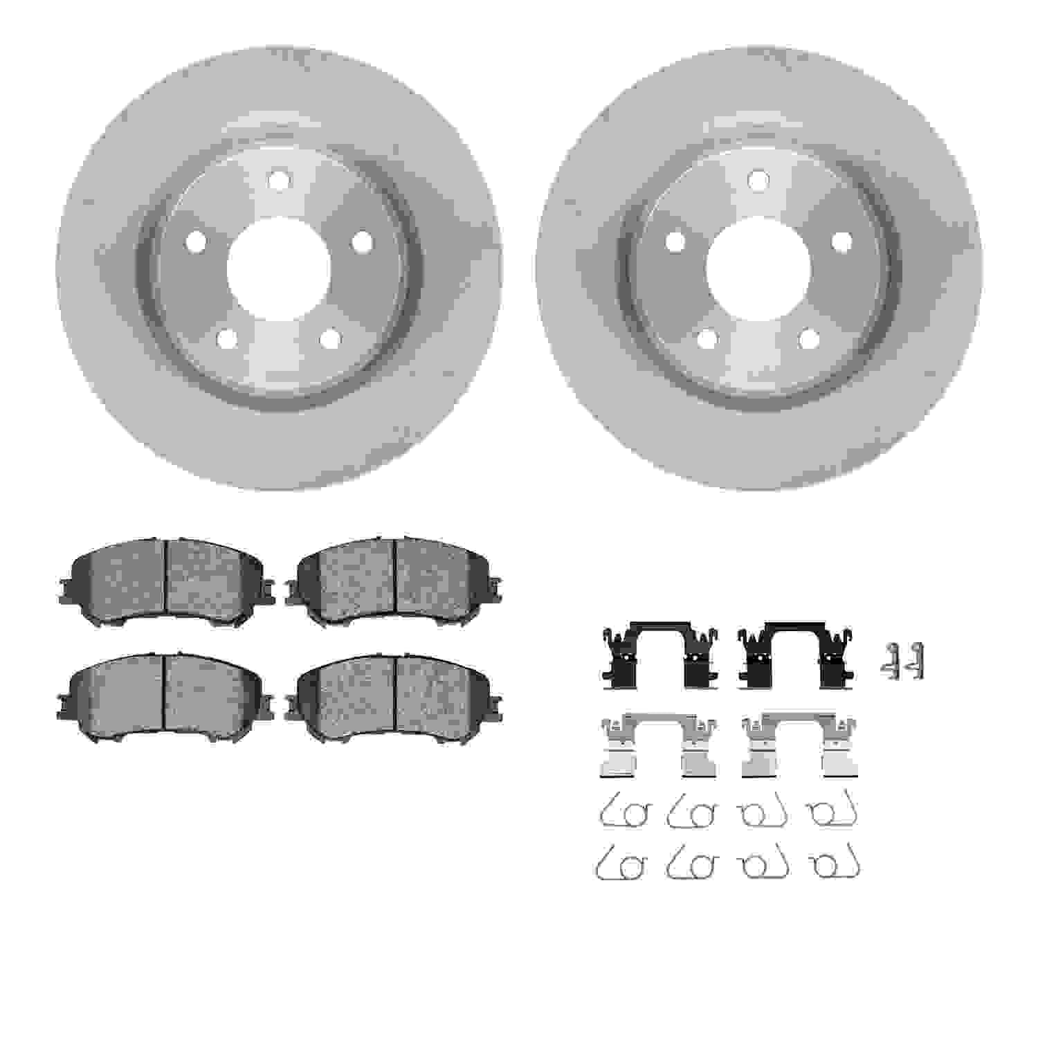 Dynamic Friction Company Disc Brake Pad and Rotor / Drum Brake Shoe and Drum Kit 6312-67130