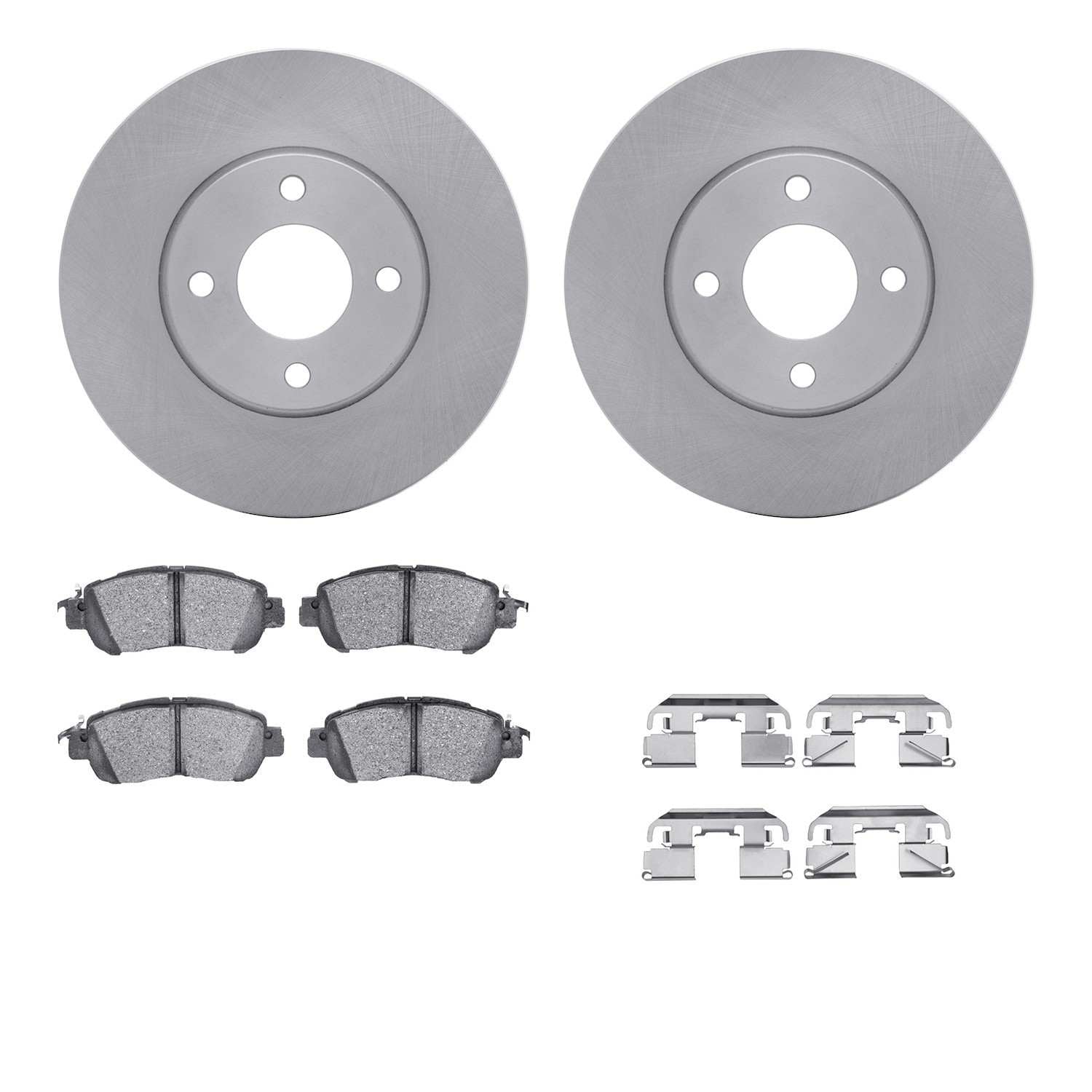 Dynamic Friction Company Disc Brake Pad and Rotor / Drum Brake Shoe and Drum Kit 6312-67132