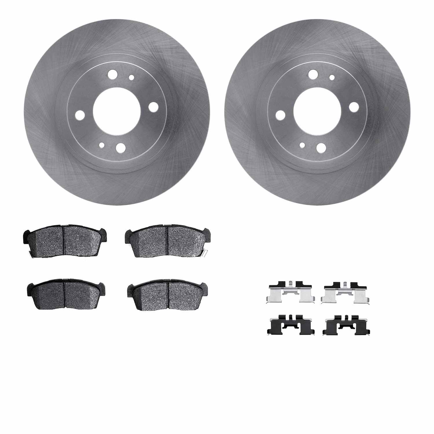 Dynamic Friction Company Disc Brake Pad and Rotor / Drum Brake Shoe and Drum Kit 6312-72086