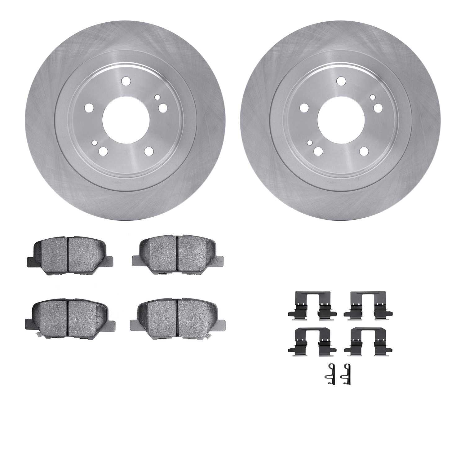 Dynamic Friction Company Disc Brake Pad and Rotor / Drum Brake Shoe and Drum Kit 6312-72087