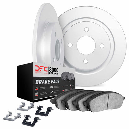 Dynamic Friction Company Disc Brake Pad and Rotor / Drum Brake Shoe and Drum Kit 6312-73005