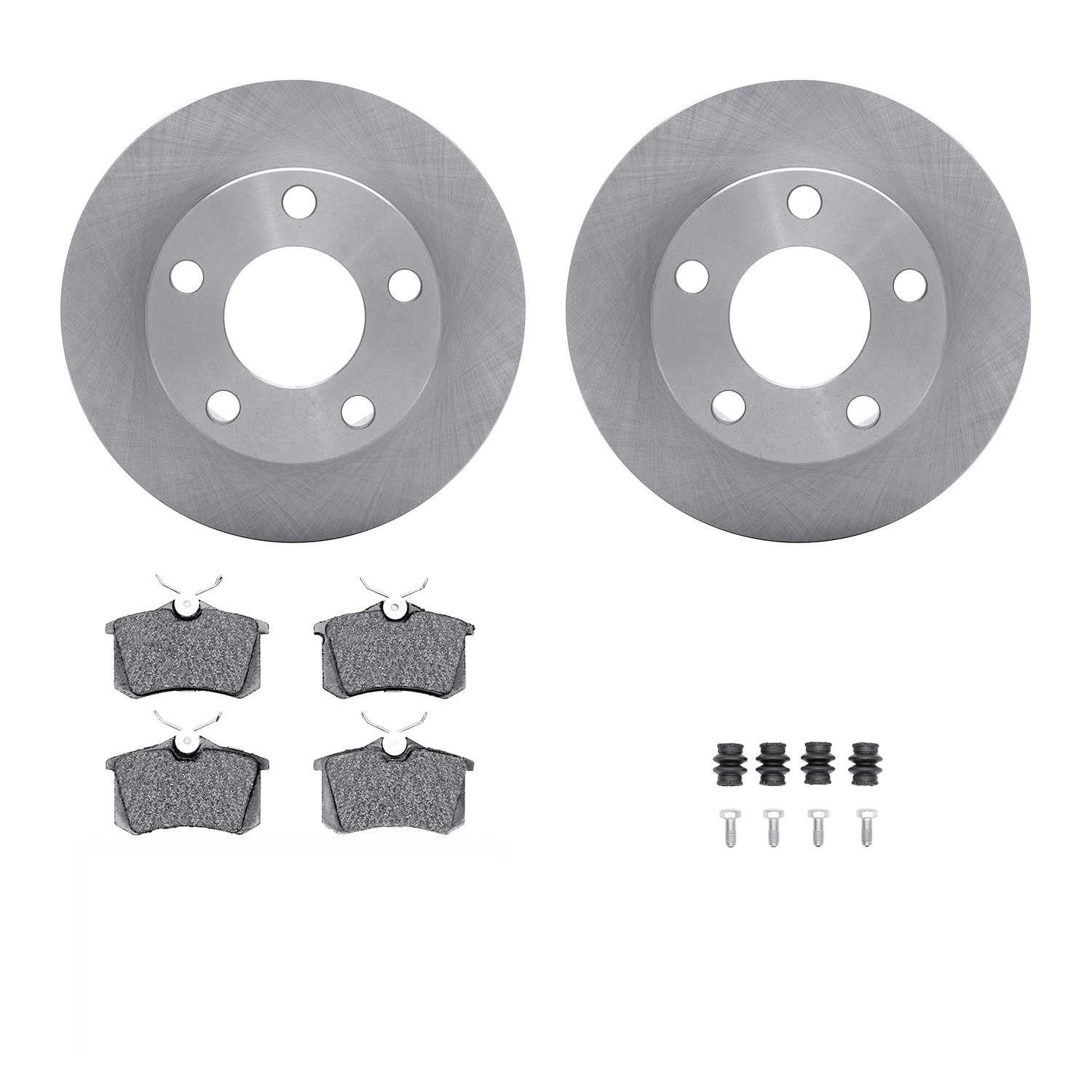 Dynamic Friction Company Disc Brake Pad and Rotor / Drum Brake Shoe and Drum Kit 6312-73018