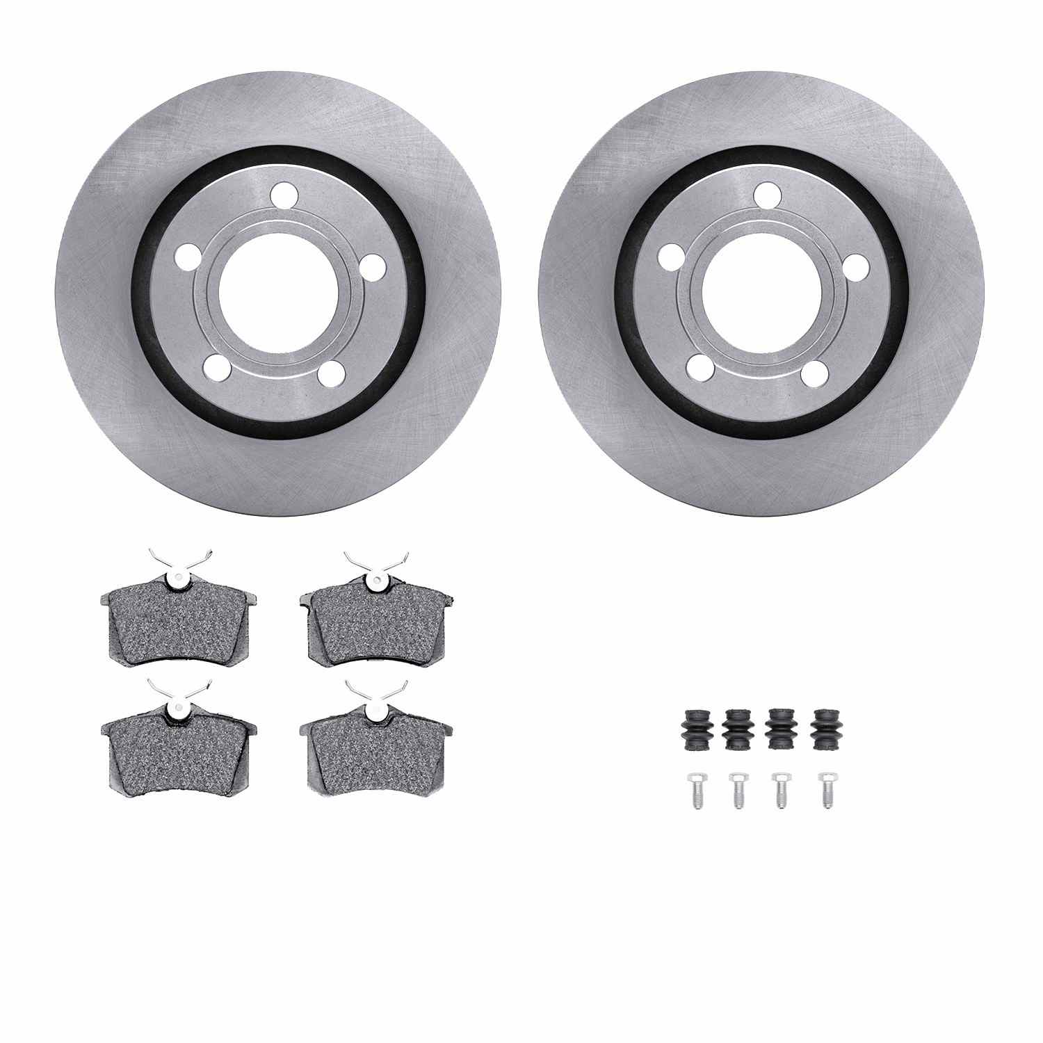 Dynamic Friction Company Disc Brake Pad and Rotor / Drum Brake Shoe and Drum Kit 6312-73019