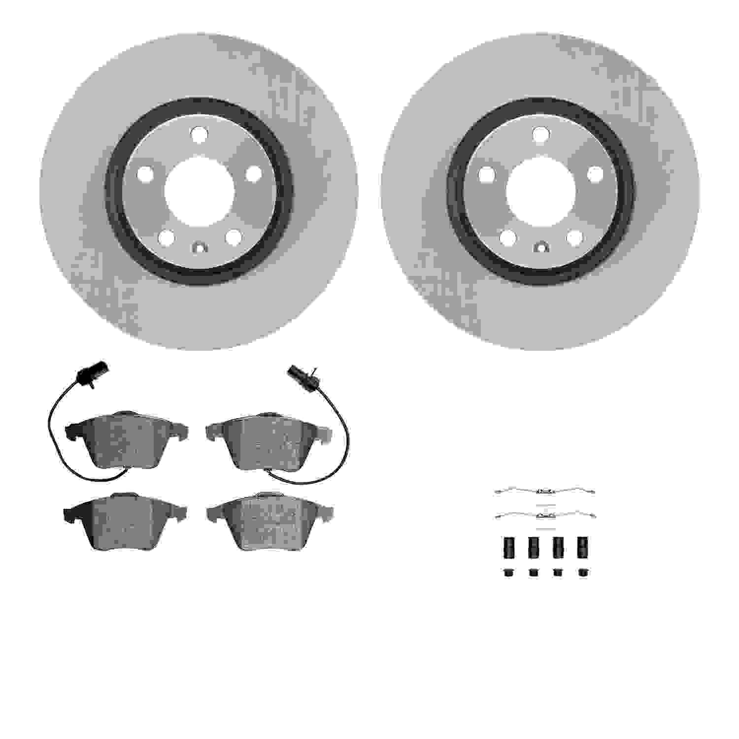 Dynamic Friction Company Disc Brake Pad and Rotor / Drum Brake Shoe and Drum Kit 6312-73053