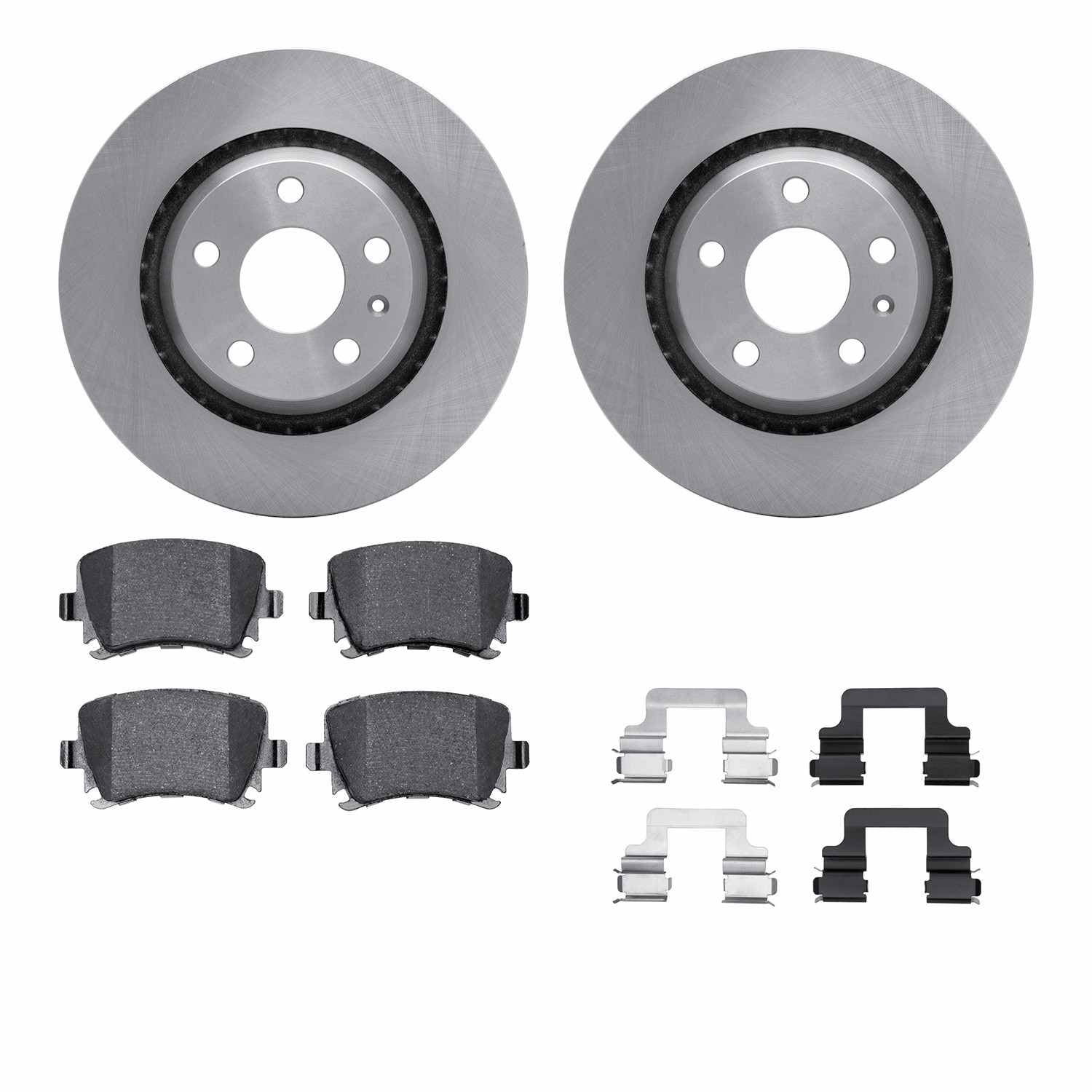 Dynamic Friction Company Disc Brake Pad and Rotor / Drum Brake Shoe and Drum Kit 6312-73061