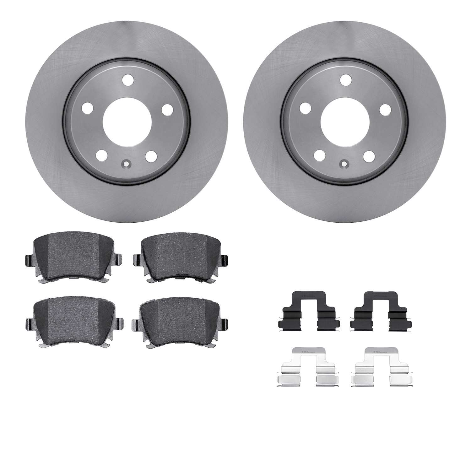 Dynamic Friction Company Disc Brake Pad and Rotor / Drum Brake Shoe and Drum Kit 6312-73064