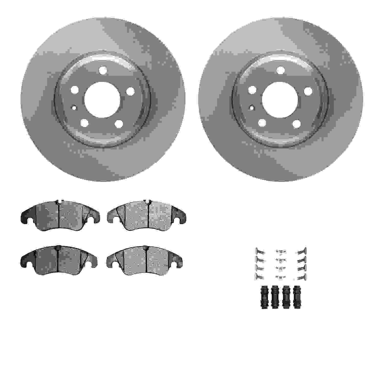 Dynamic Friction Company Disc Brake Pad and Rotor / Drum Brake Shoe and Drum Kit 6312-73068