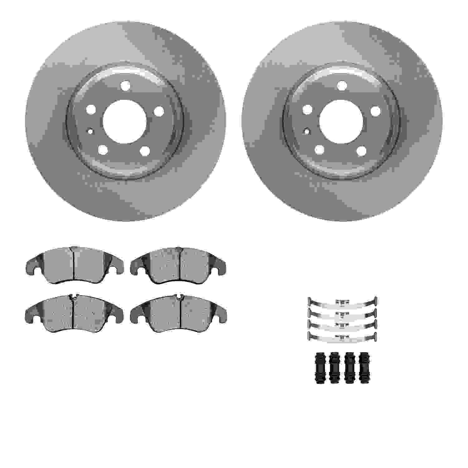 Dynamic Friction Company Disc Brake Pad and Rotor / Drum Brake Shoe and Drum Kit 6312-73071