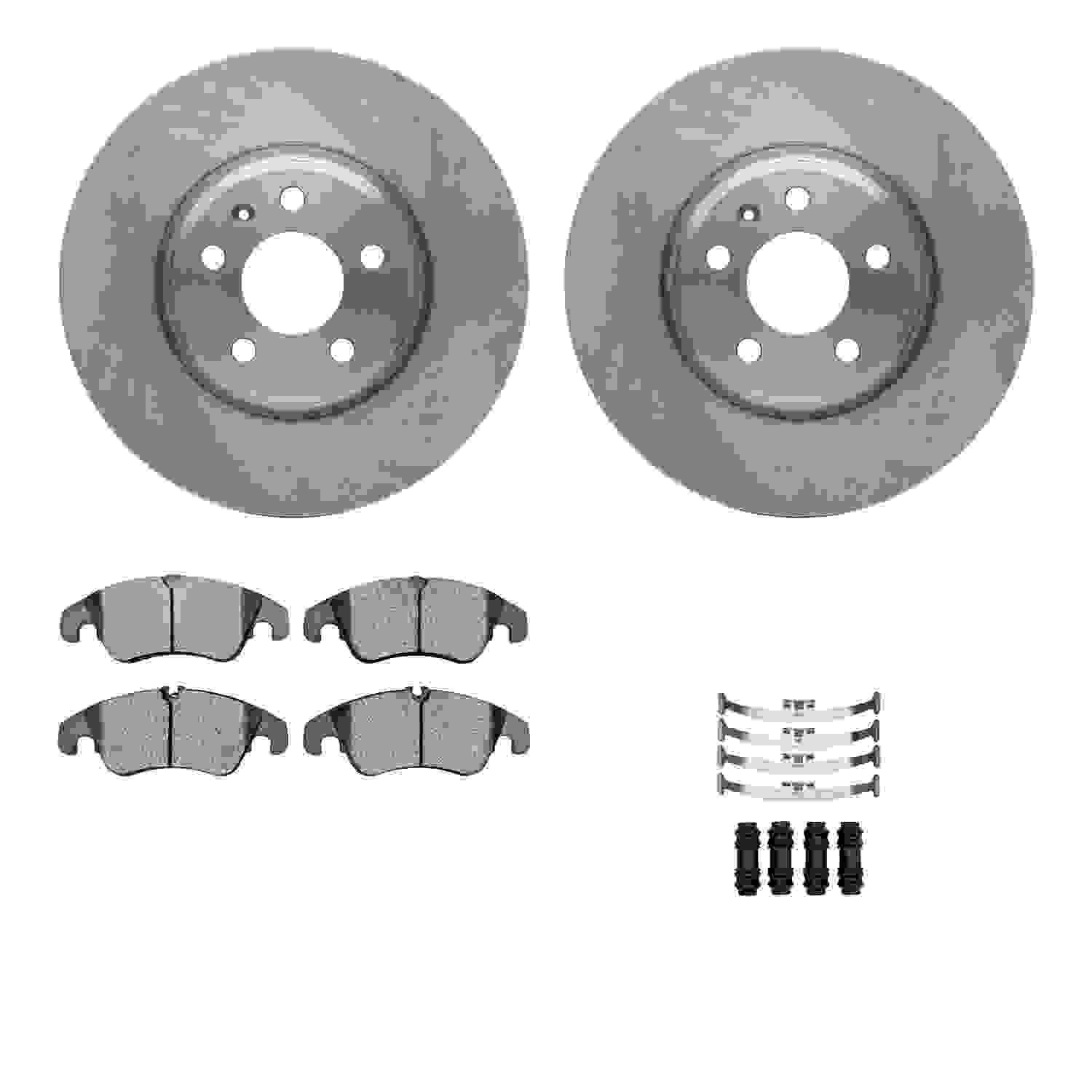 Dynamic Friction Company Disc Brake Pad and Rotor / Drum Brake Shoe and Drum Kit 6312-73072