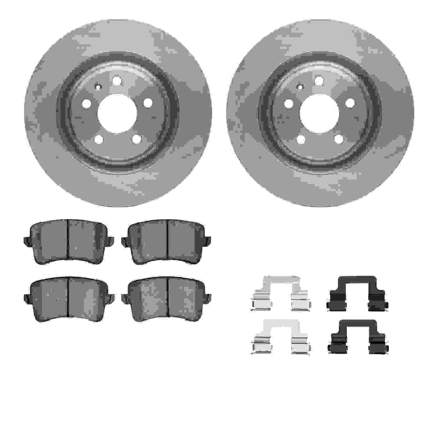 Dynamic Friction Company Disc Brake Pad and Rotor / Drum Brake Shoe and Drum Kit 6312-73074