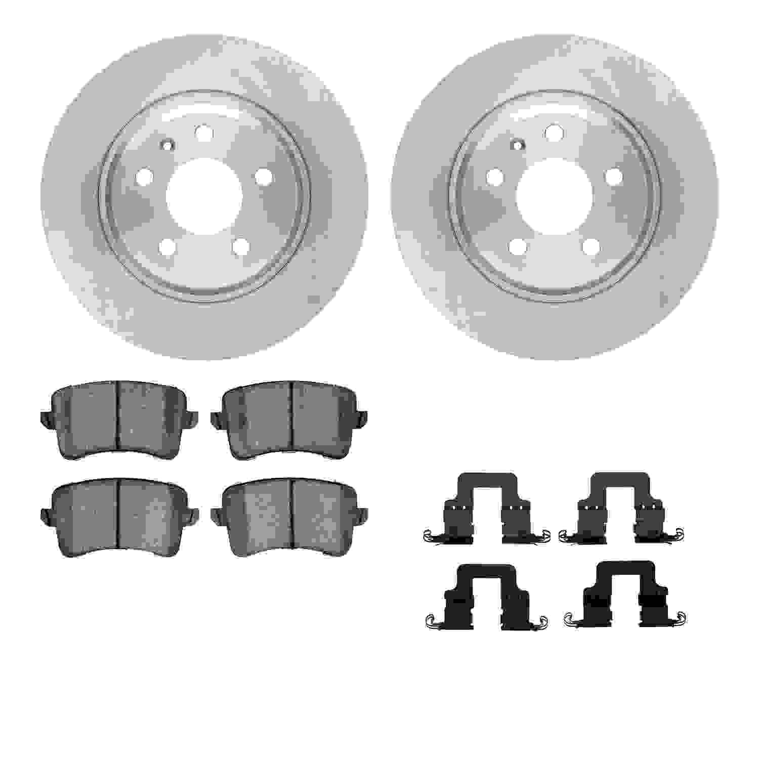 Dynamic Friction Company Disc Brake Pad and Rotor / Drum Brake Shoe and Drum Kit 6312-73075