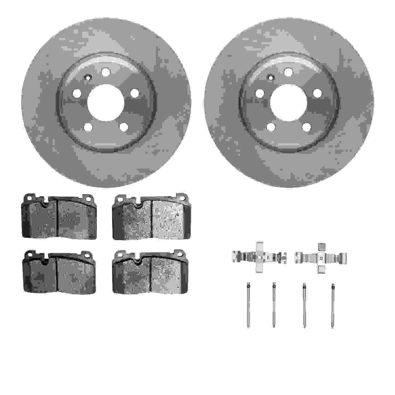 Dynamic Friction Company Disc Brake Pad and Rotor / Drum Brake Shoe and Drum Kit 6312-73086