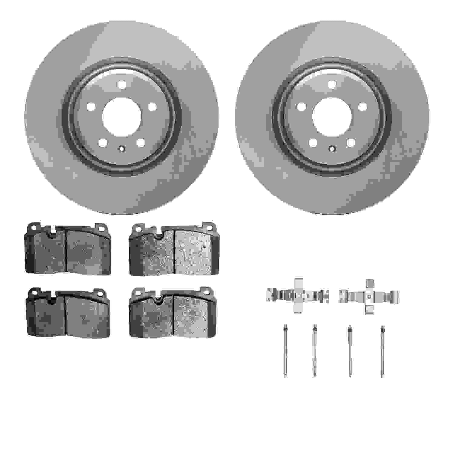 Dynamic Friction Company Disc Brake Pad and Rotor / Drum Brake Shoe and Drum Kit 6312-73087