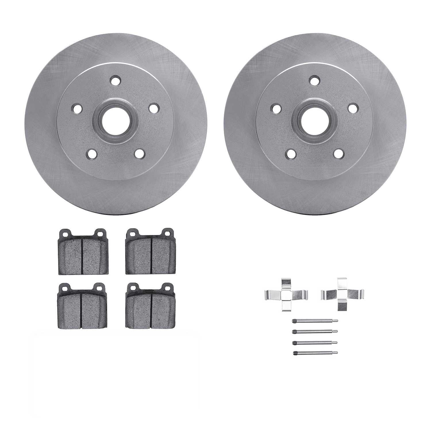 Dynamic Friction Company Disc Brake Pad and Rotor / Drum Brake Shoe and Drum Kit 6312-74006