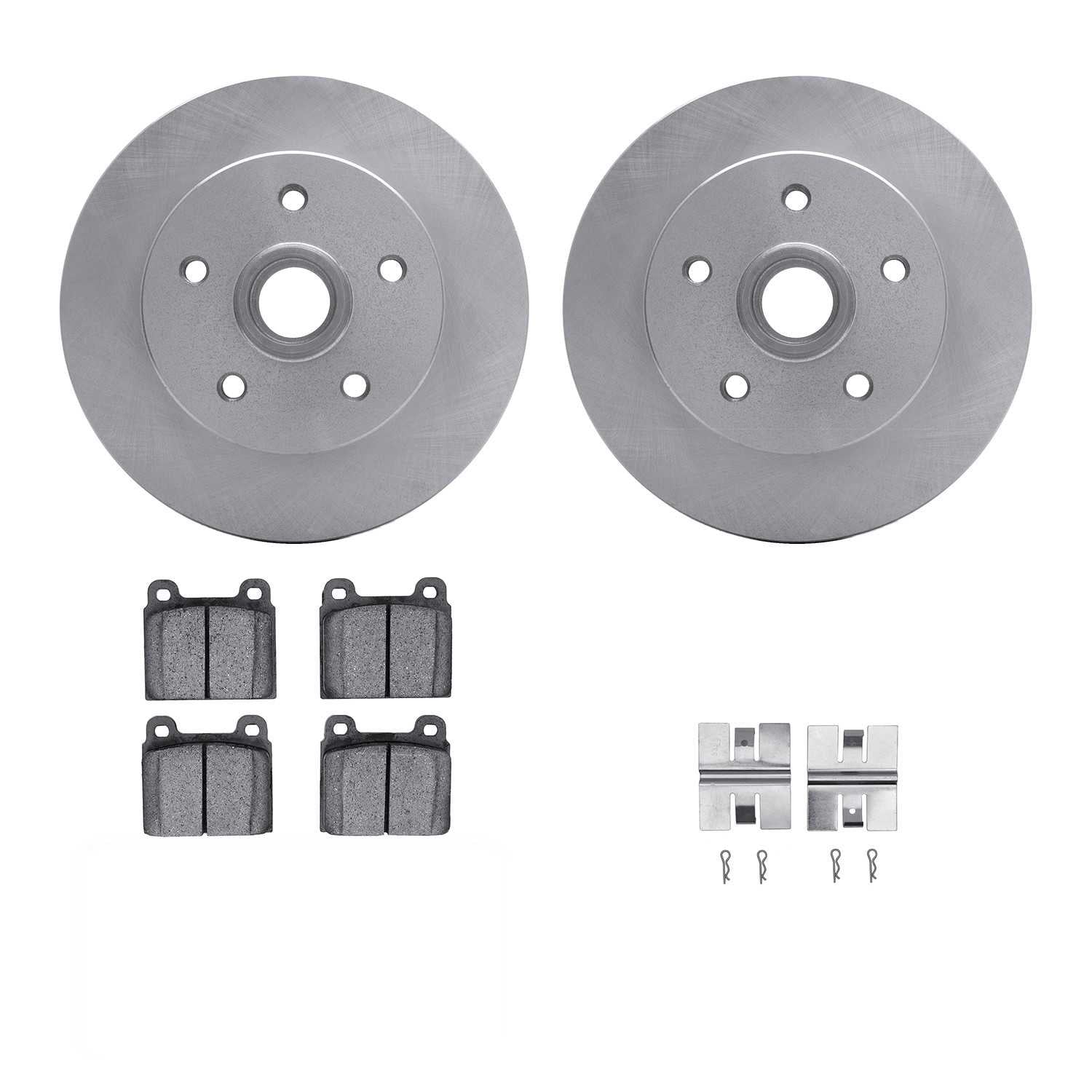 Dynamic Friction Company Disc Brake Pad and Rotor / Drum Brake Shoe and Drum Kit 6312-74010