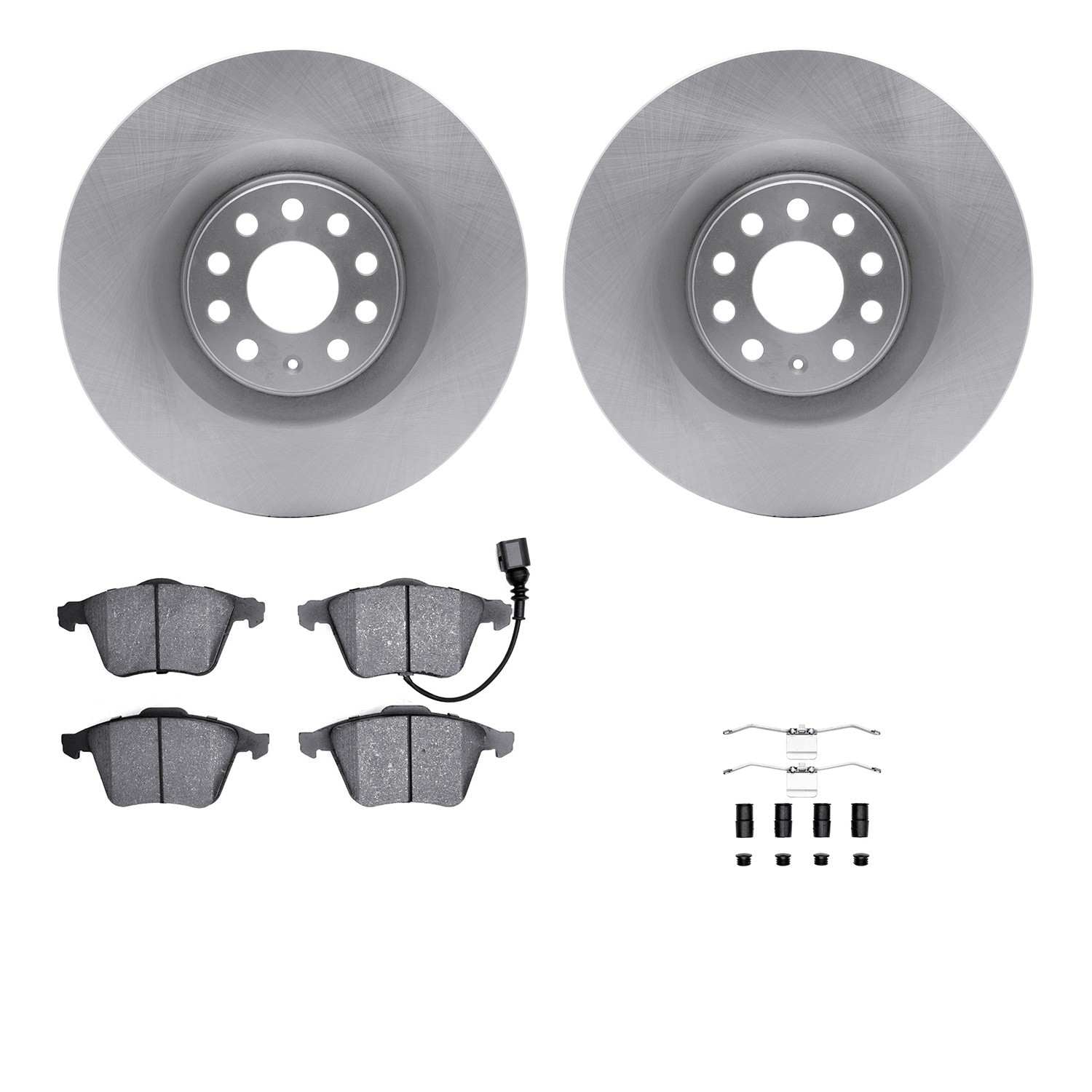 Dynamic Friction Company Disc Brake Pad and Rotor / Drum Brake Shoe and Drum Kit 6312-74075