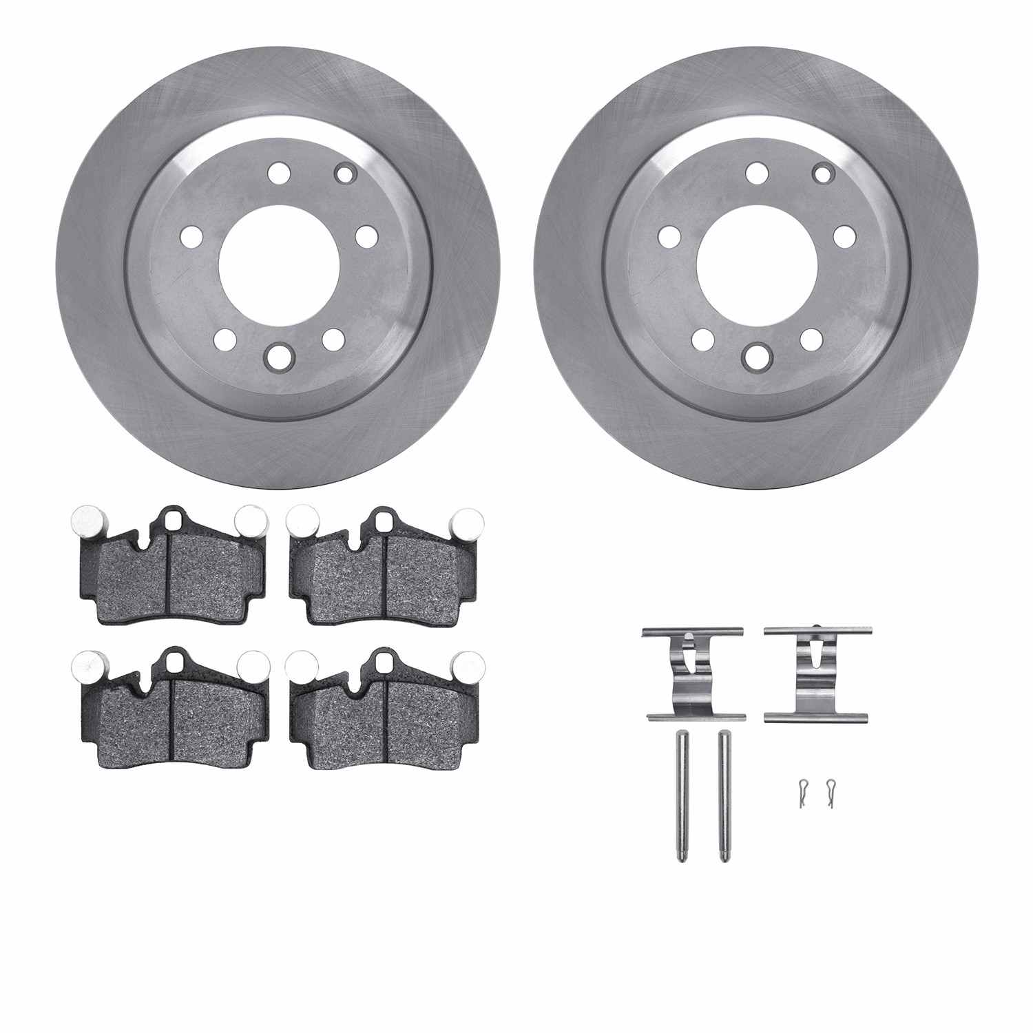 Dynamic Friction Company Disc Brake Pad and Rotor / Drum Brake Shoe and Drum Kit 6312-74077