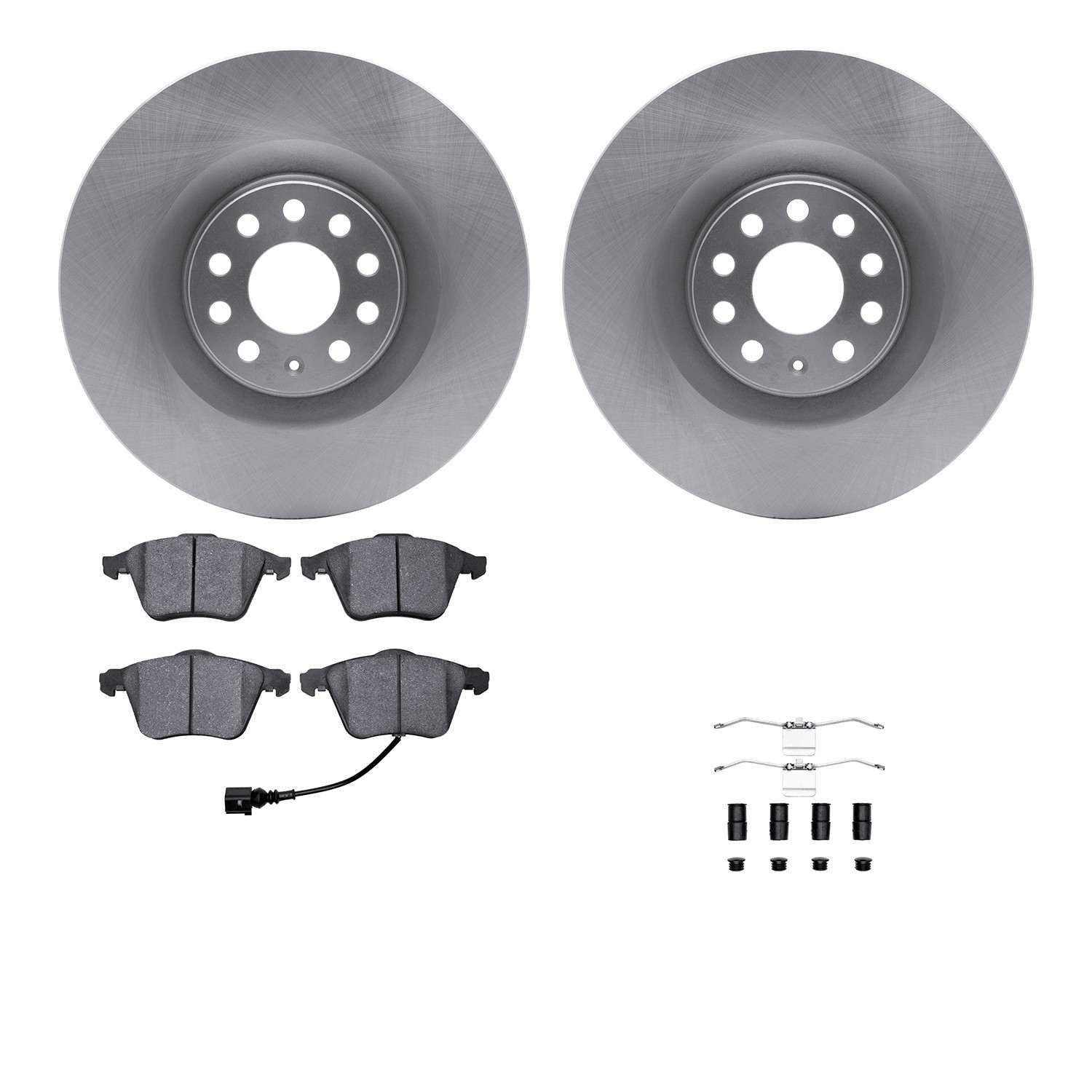 Dynamic Friction Company Disc Brake Pad and Rotor / Drum Brake Shoe and Drum Kit 6312-74086