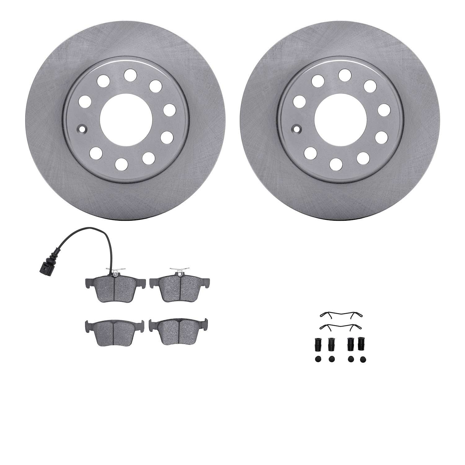 Dynamic Friction Company Disc Brake Pad and Rotor / Drum Brake Shoe and Drum Kit 6312-74094