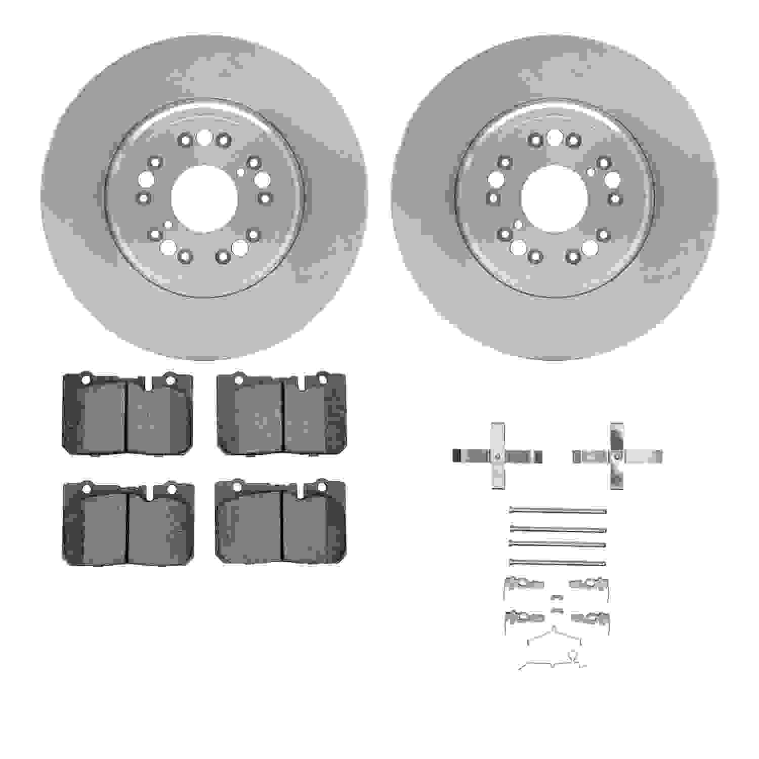 Dynamic Friction Company Disc Brake Pad and Rotor / Drum Brake Shoe and Drum Kit 6312-75011