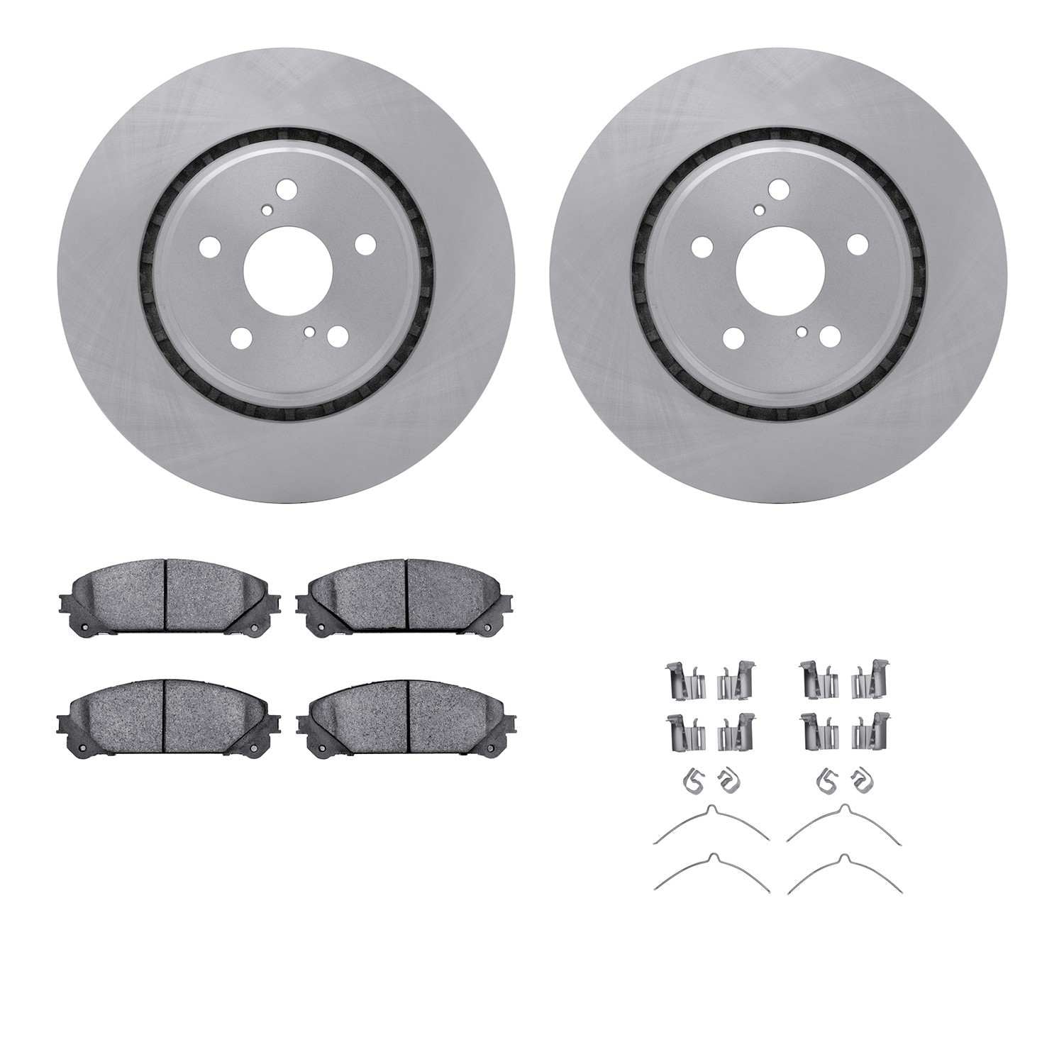 Dynamic Friction Company Disc Brake Pad and Rotor / Drum Brake Shoe and Drum Kit 6312-75029