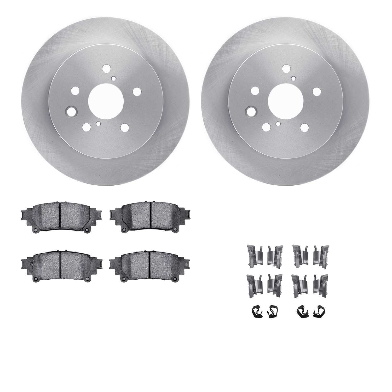 Dynamic Friction Company Disc Brake Pad and Rotor / Drum Brake Shoe and Drum Kit 6312-75032